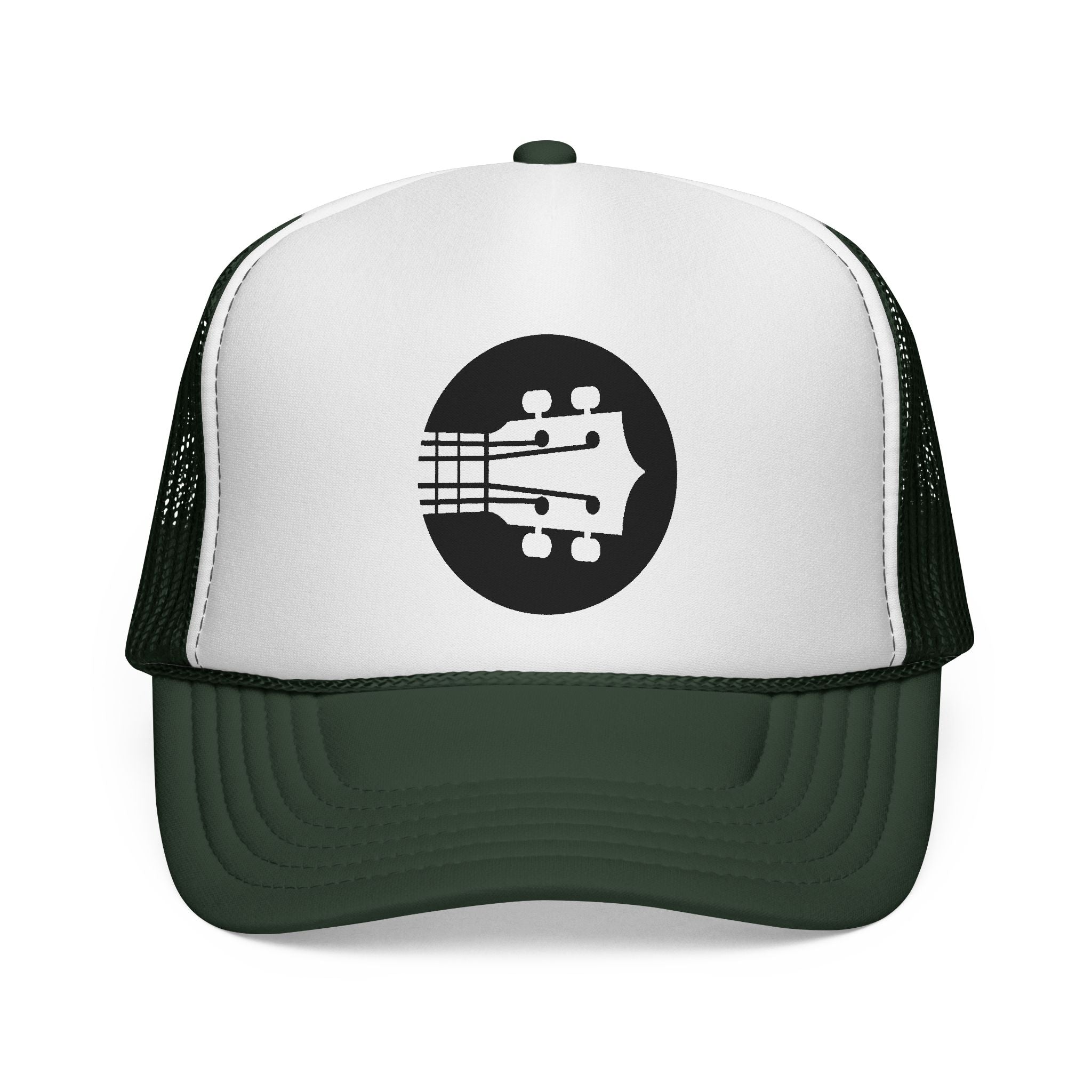 Uke Like The Pros Trucker Hat - Black Logo
