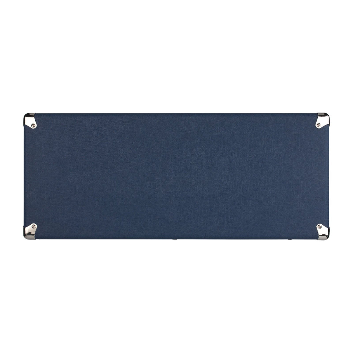 Laney LF-212 2x12 guitar speaker cabinet top view with blue vinyl and metal corners