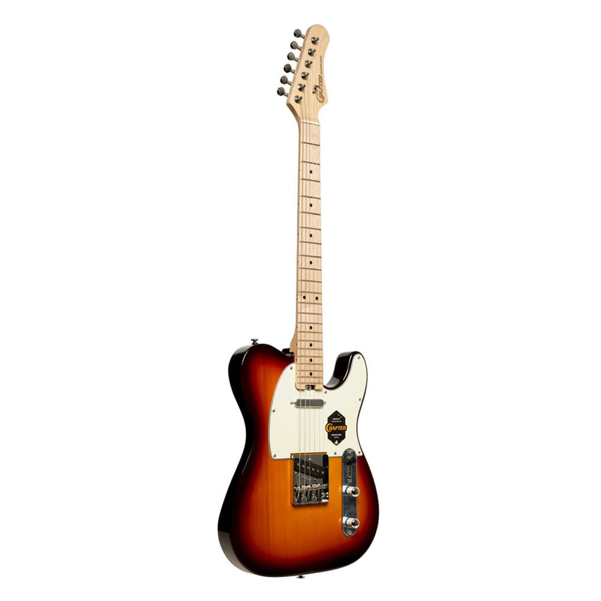 Crafter Modern Sera electric guitar in Tobacco Sunburst, full front view