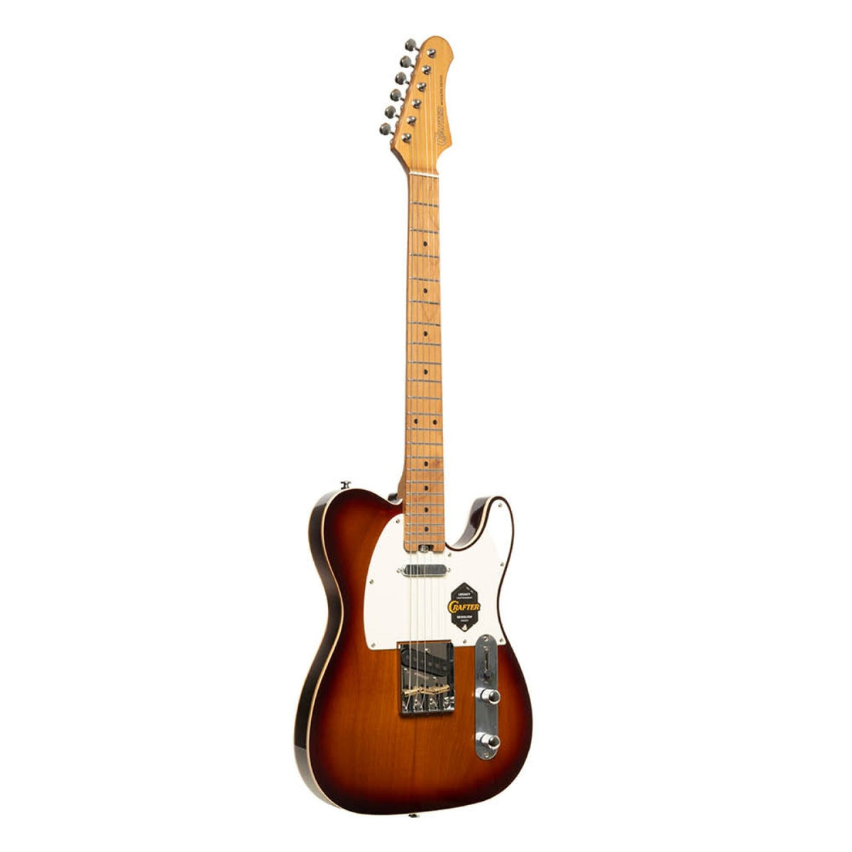 Crafter Modern Seoul T60-style electric guitar in Tobacco Sunburst, full front view