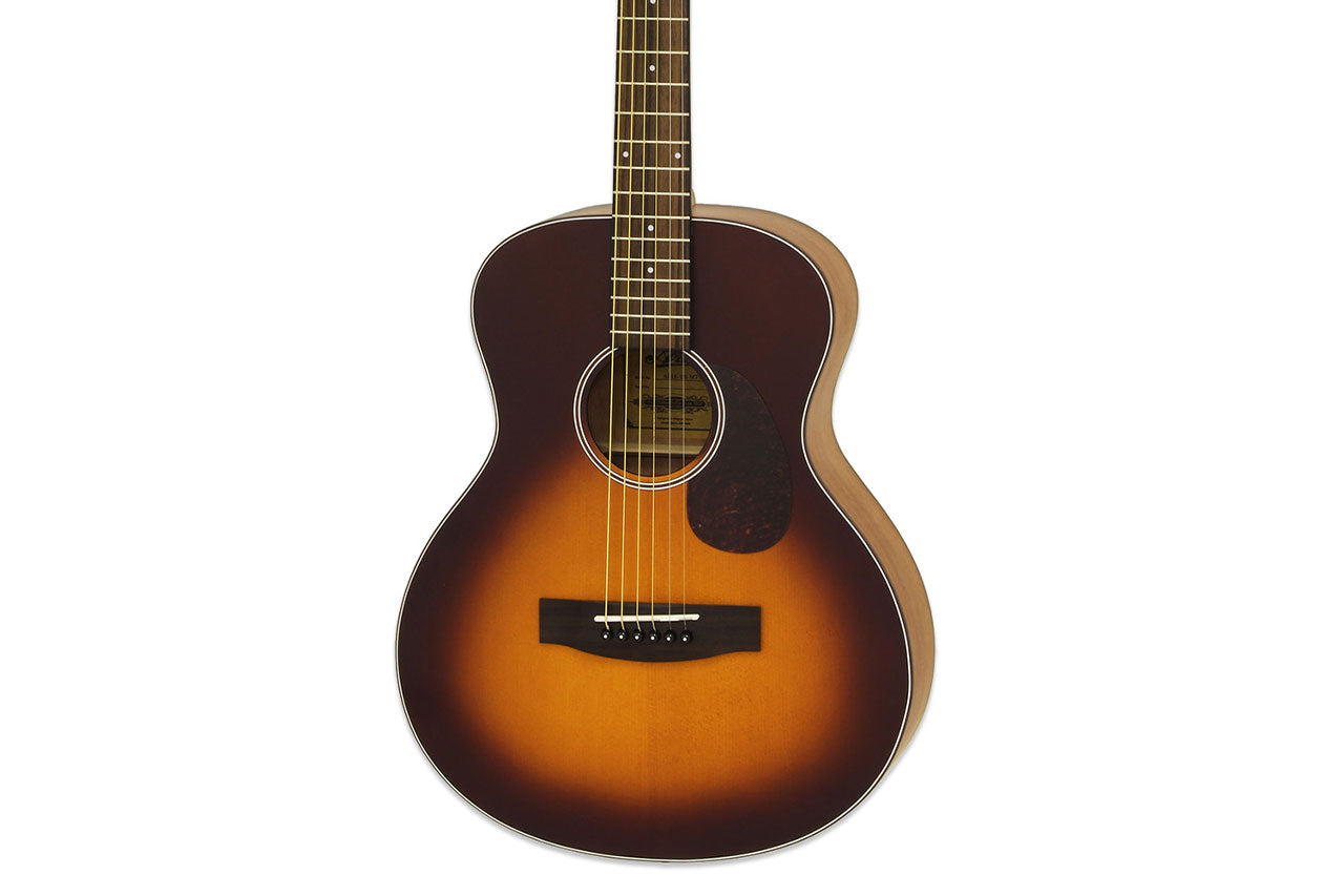 Aria 151-Lil' Matte Tobacco Sunburst Acoustic Guitar