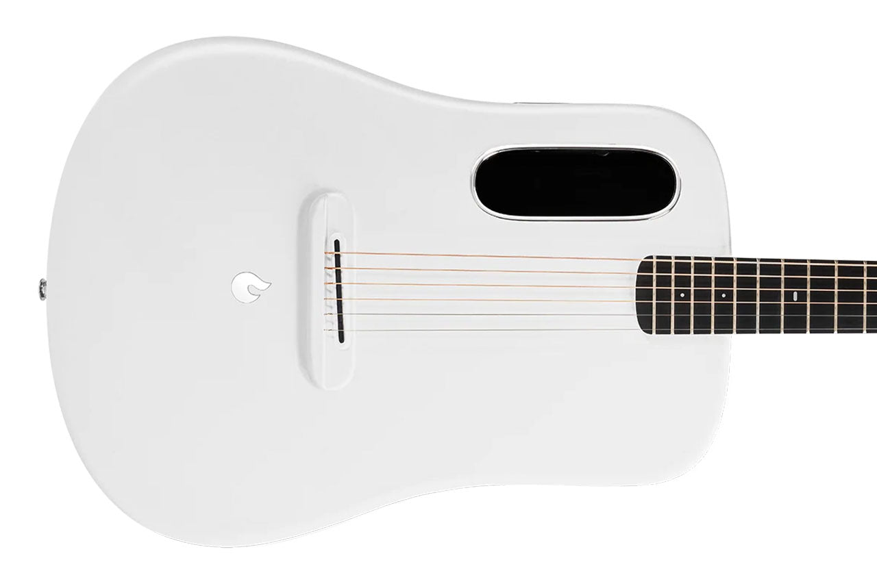 Lava Me 3 White Acoustic-Electric Guitar