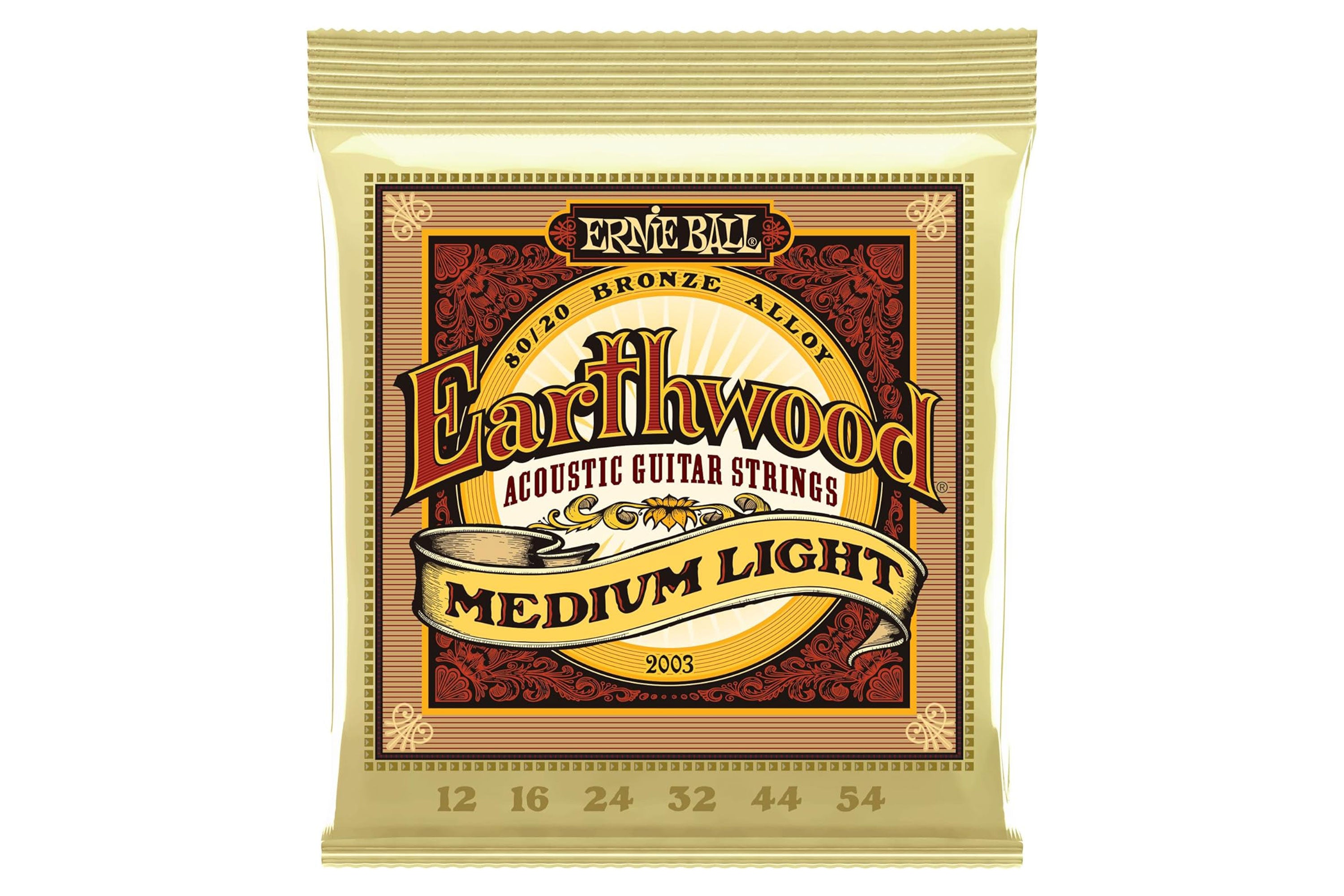 Ernie Ball Earthwood Medium Light Acoustic Guitar Strings