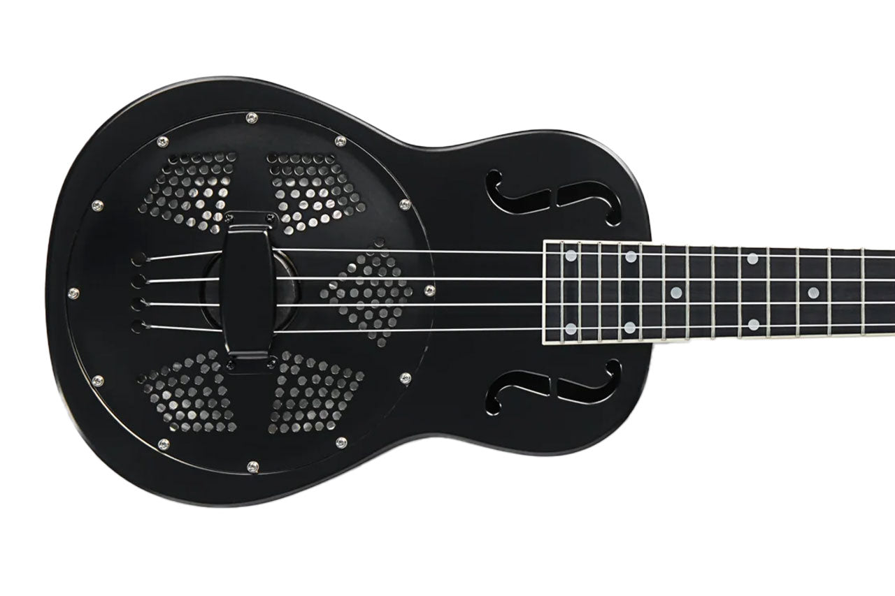 Kala Resonator Matte Black Tenor Ukulele