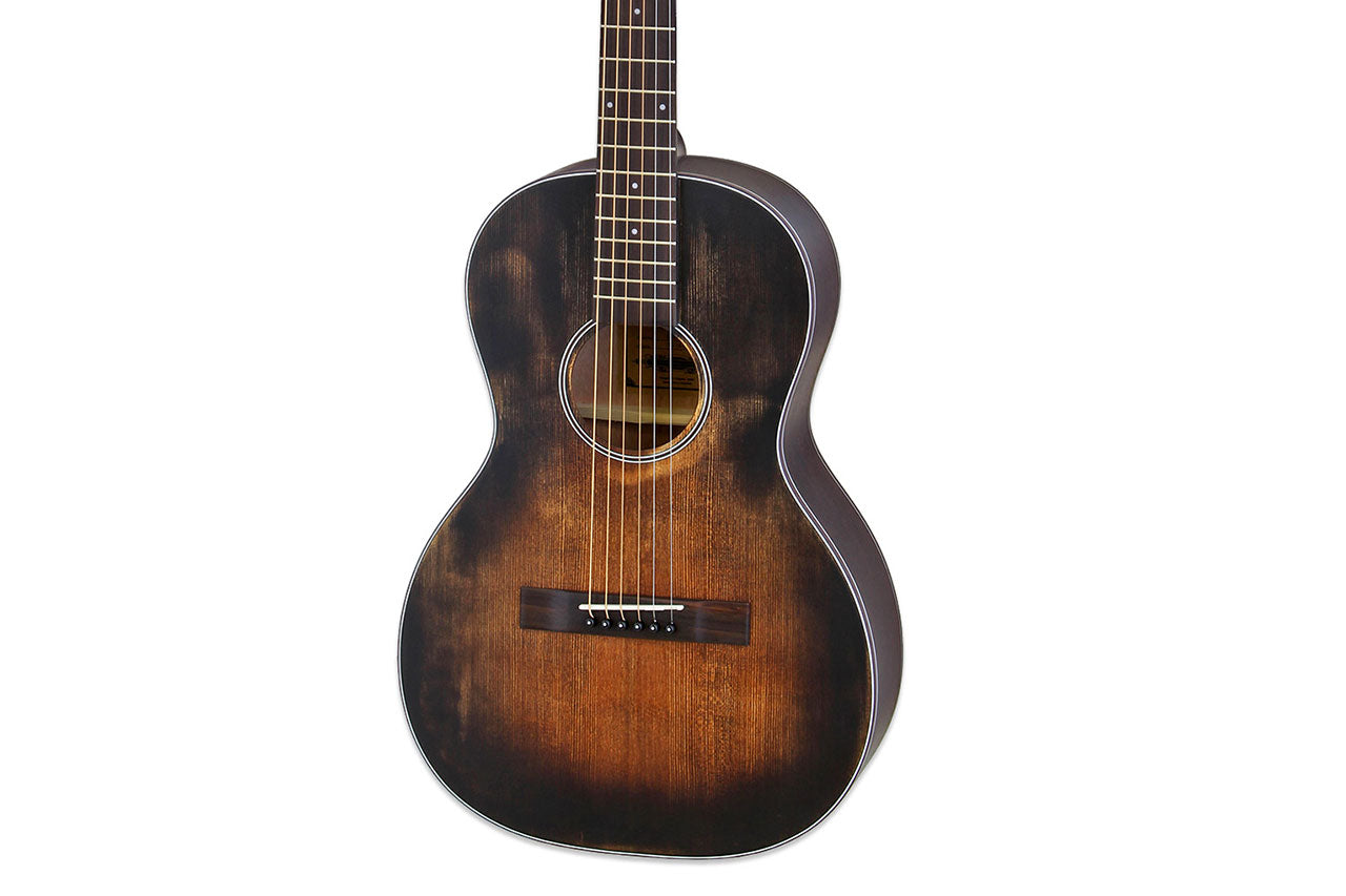 Aria 131-DP Muddy Brown Parlor Guitar