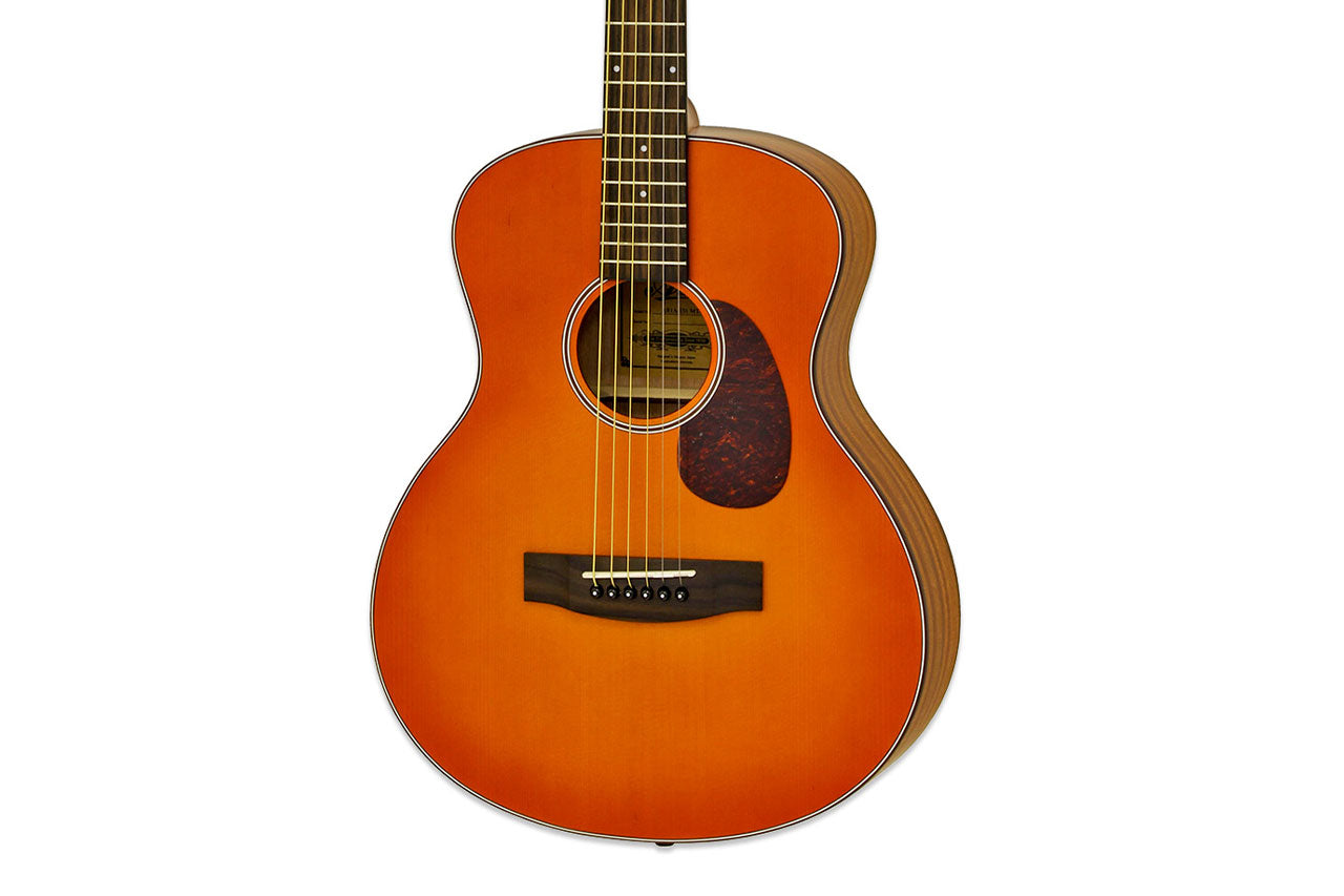 Aria 151-Lil'-MTOS Orange Sunburst Acoustic Guitar