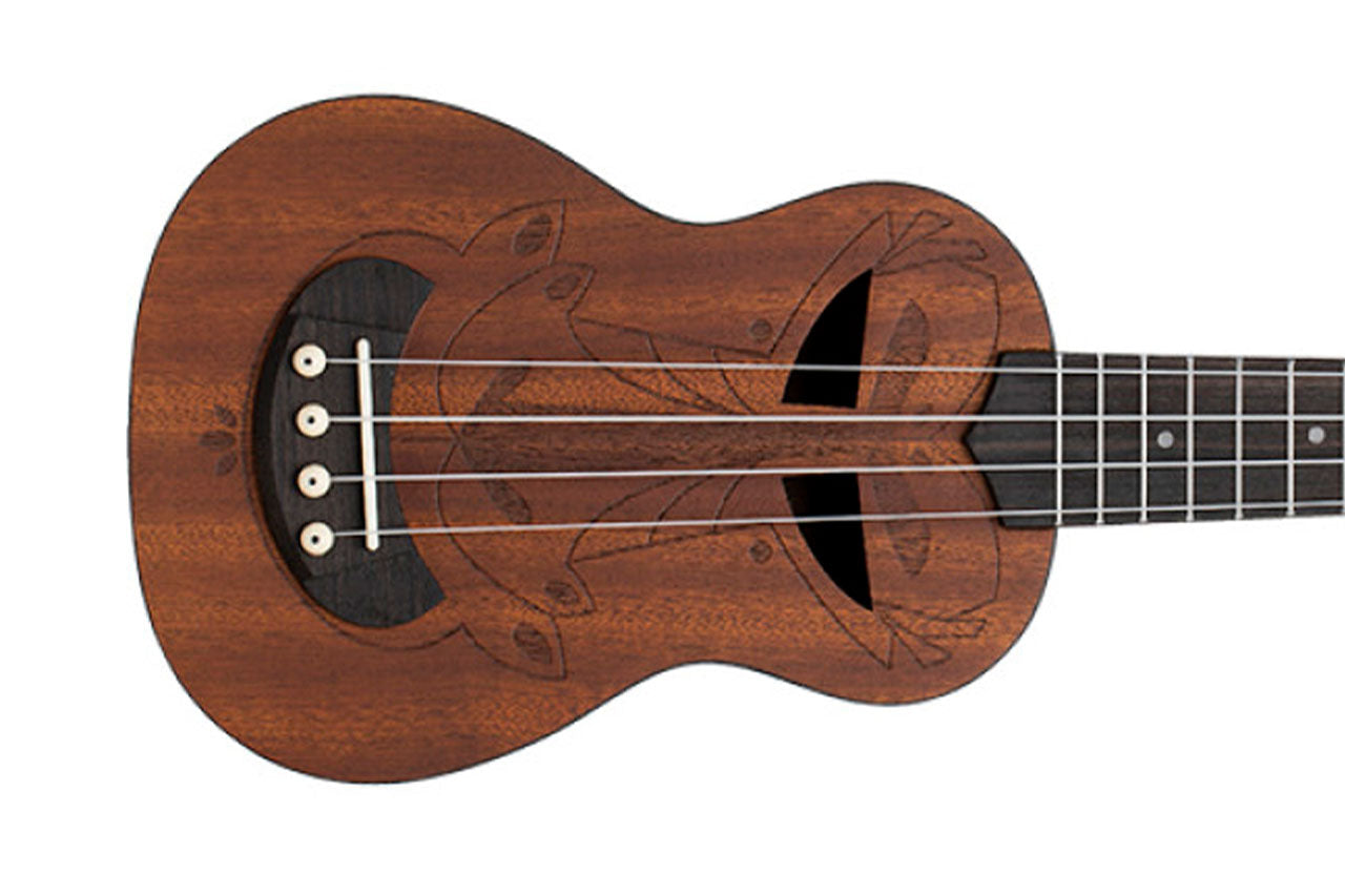 Stagg Sapele Tiki Series Soprano Ukulele