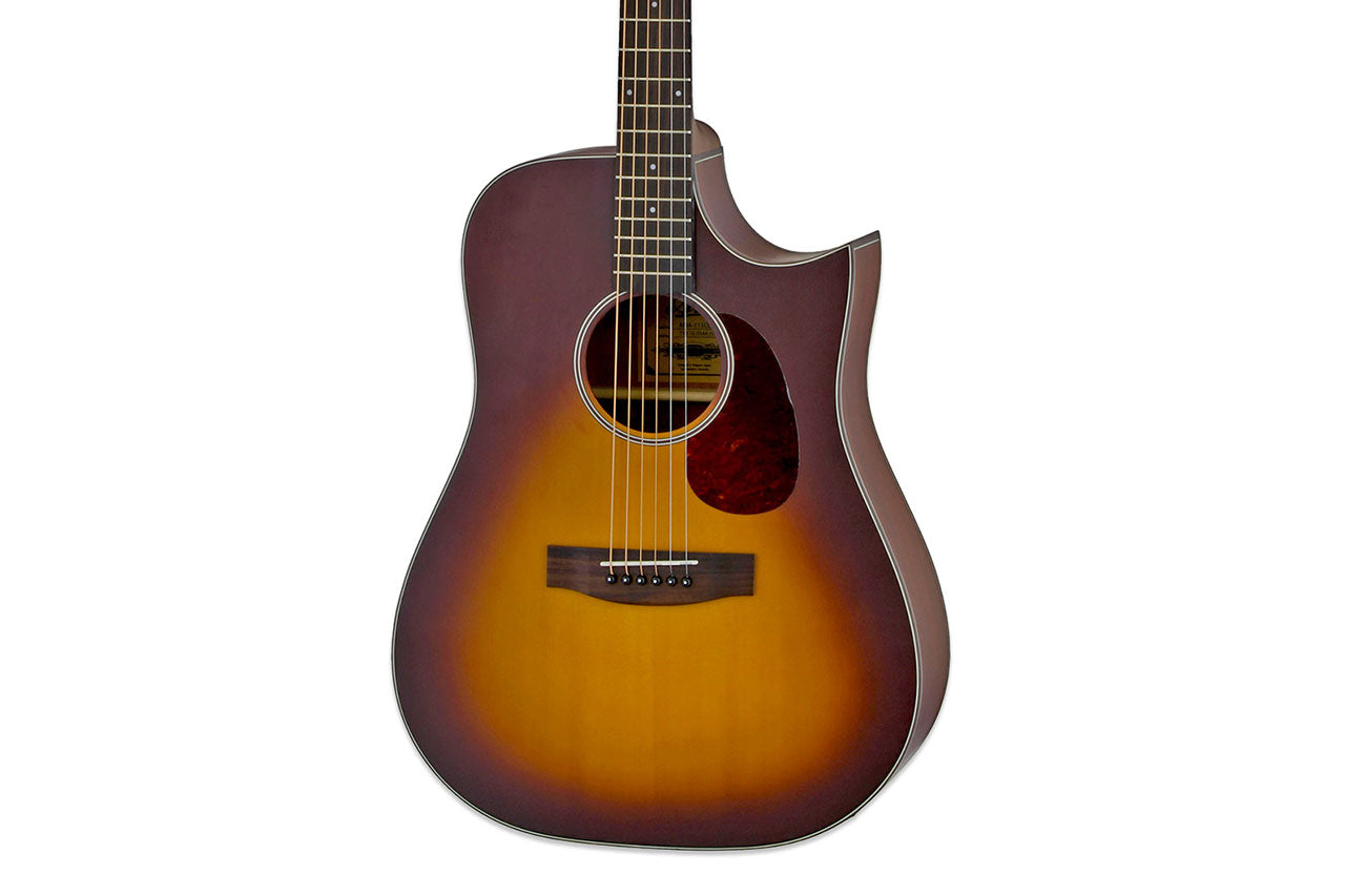 Aria 111-CE Tobacco Sunburst Acoustic Electric Dreadnought Guitar