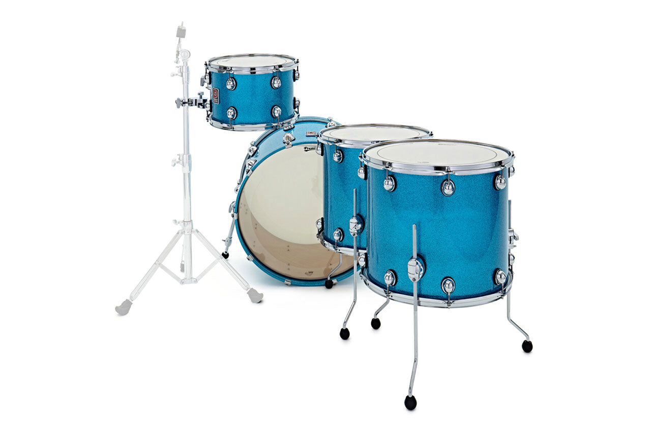 Premier Genista Heritage Shell Drum Pack - Aqua Sparkle