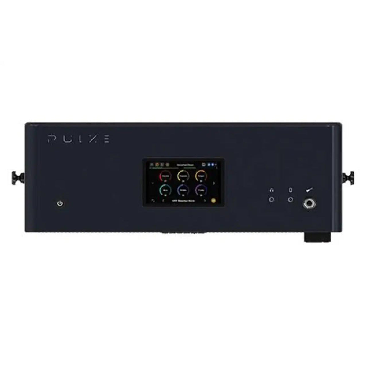 Hotone Pulze AP-30BK Eclipse amplifier, top view with logo and handle