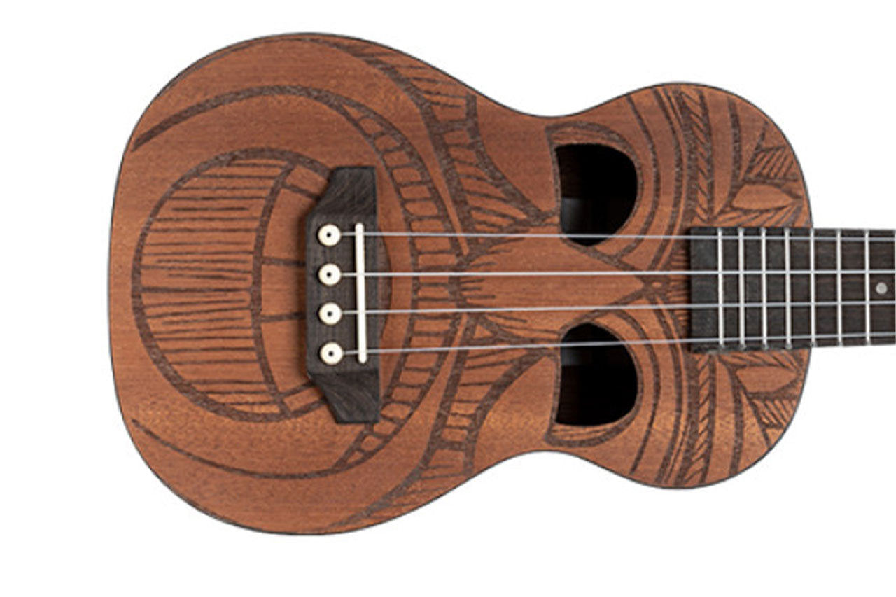 Stagg Sapele Tiki Series Concert Ukulele