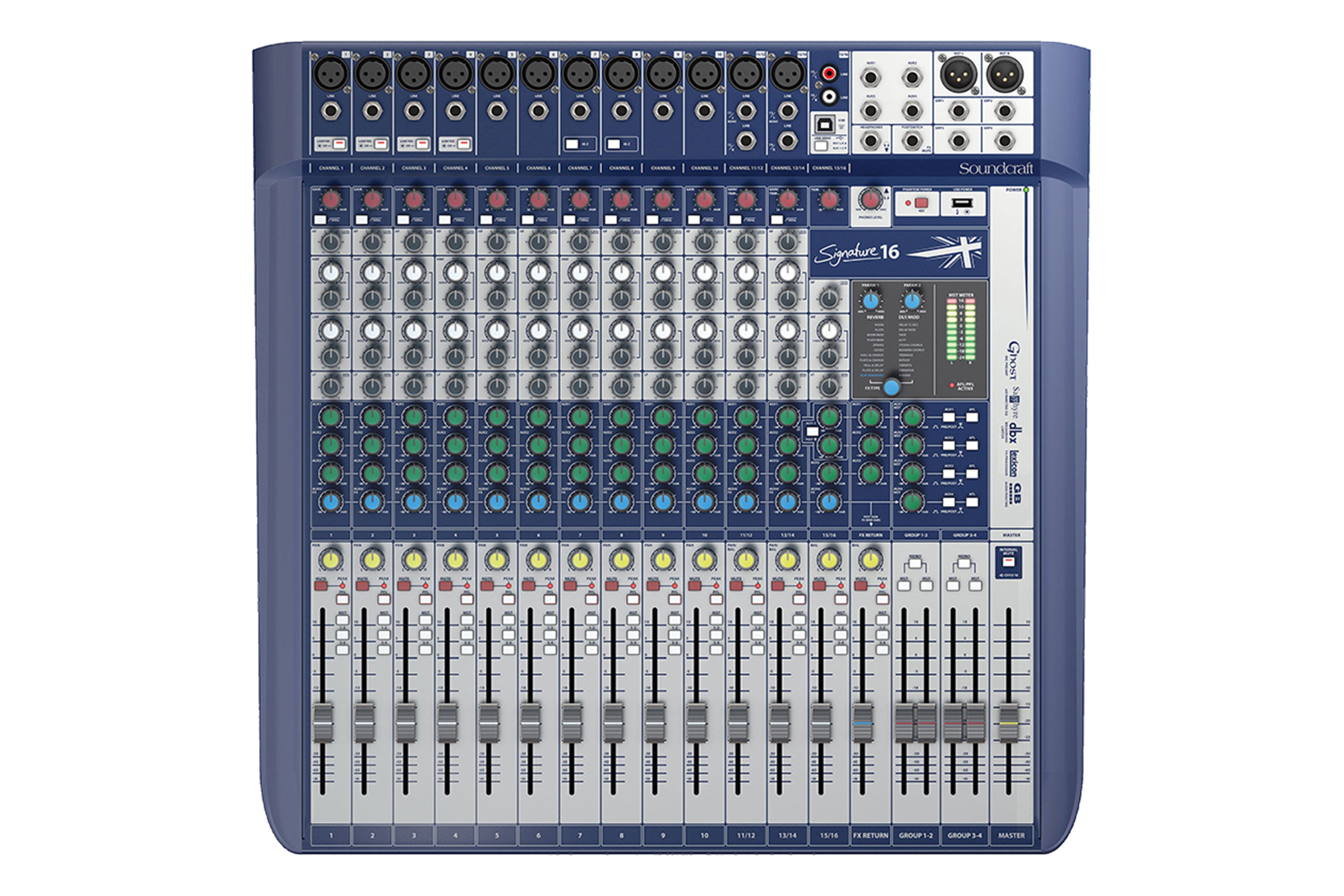 Soundcraft 16 Channel Compact Analog Mixer 