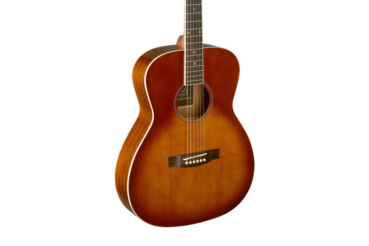 J.N Guitars Spruce Top Cherryburst Acoustic Guitar