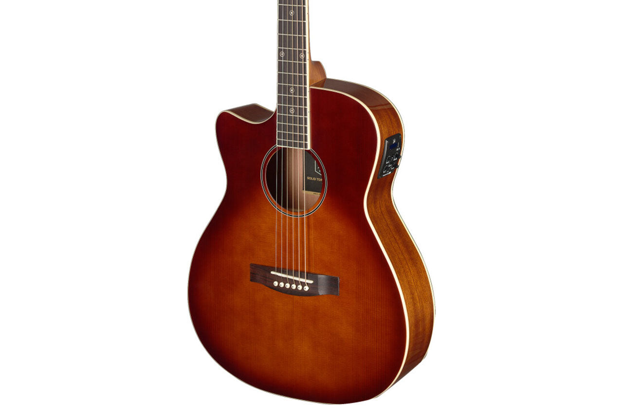 J.N Guitars Left Handed Acoustic Electric Guitar