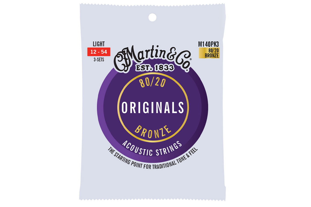 Martin Acoustic 80/20 Bronze Guitar Strings