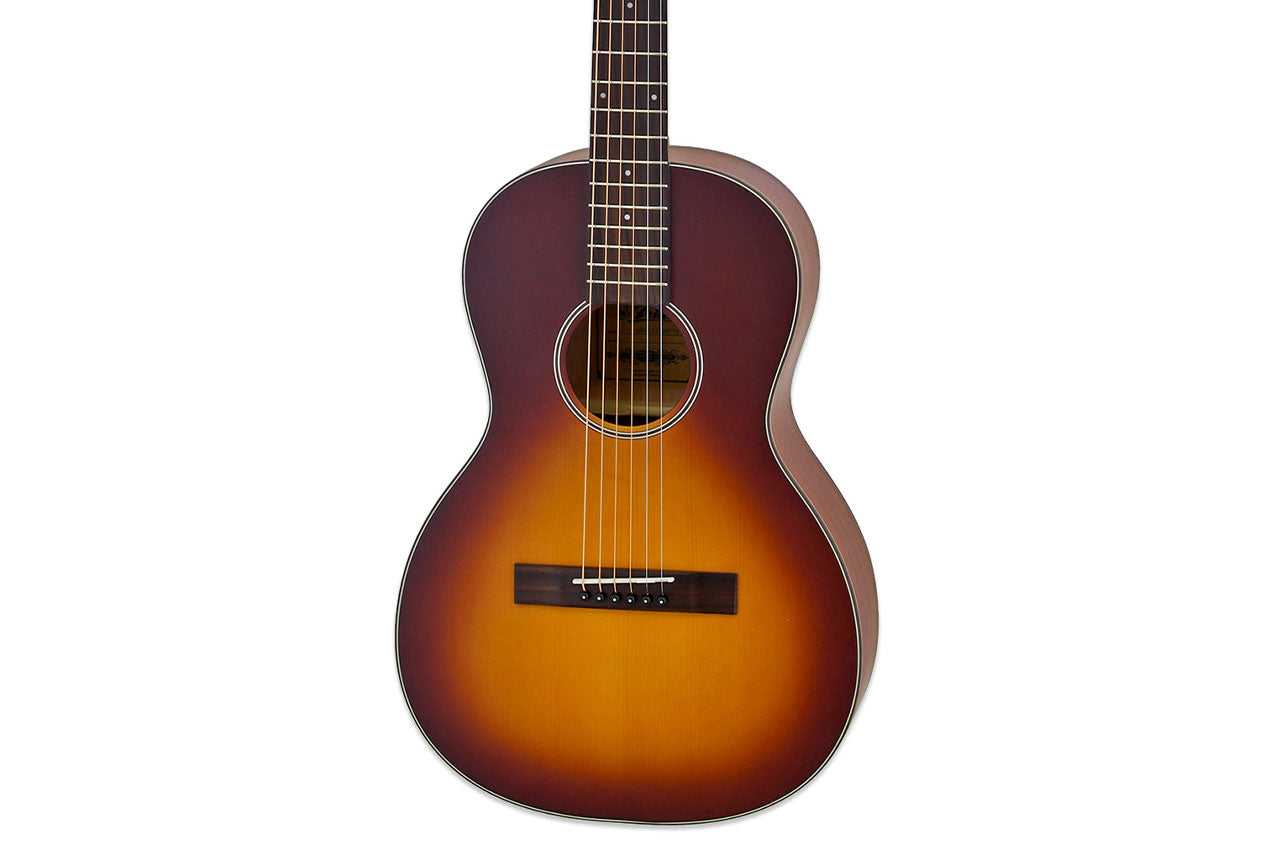 Aria 131 Matte Tobacco Sunburst Parlor Guitar