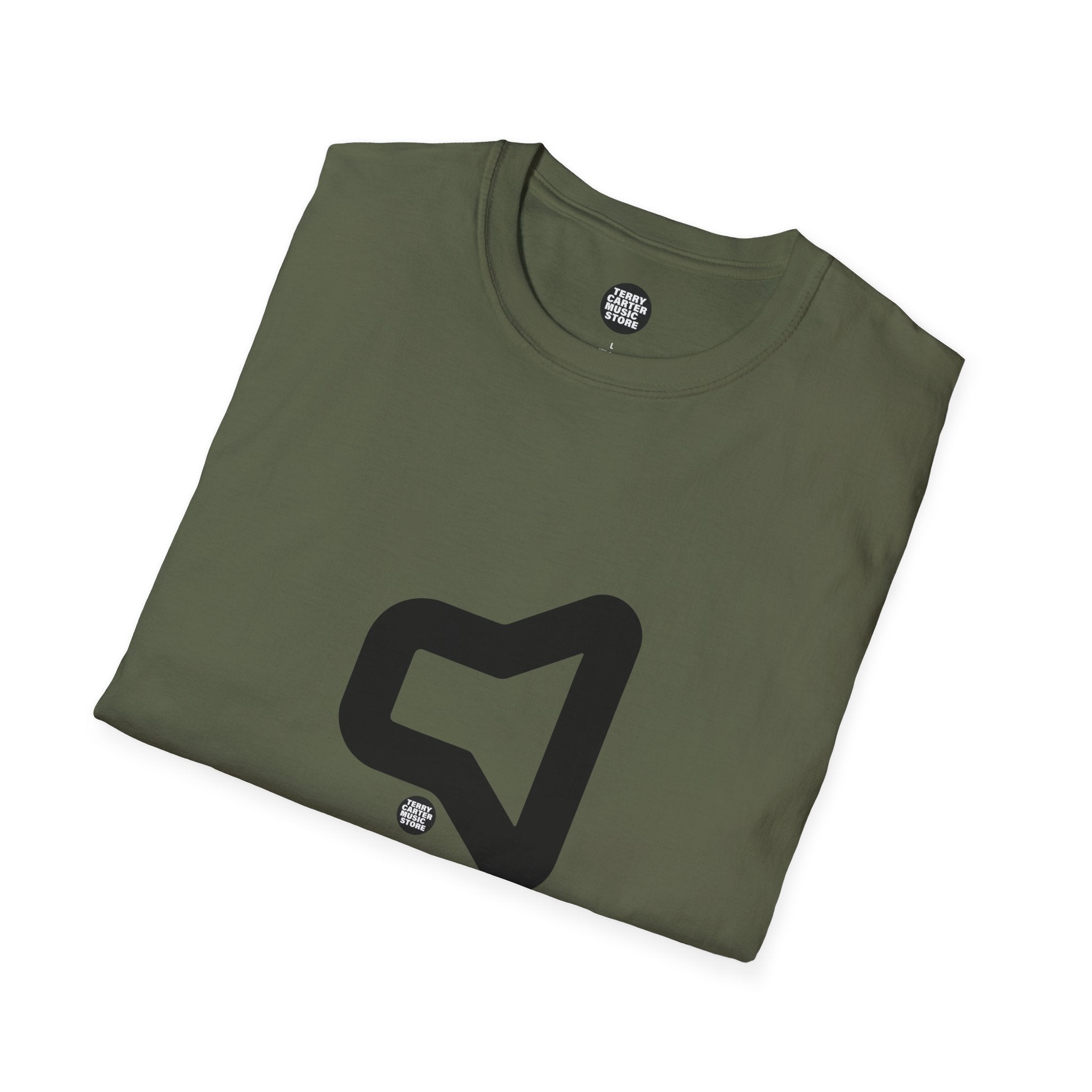 Speaker Icon T‑Shirt - Black Logo