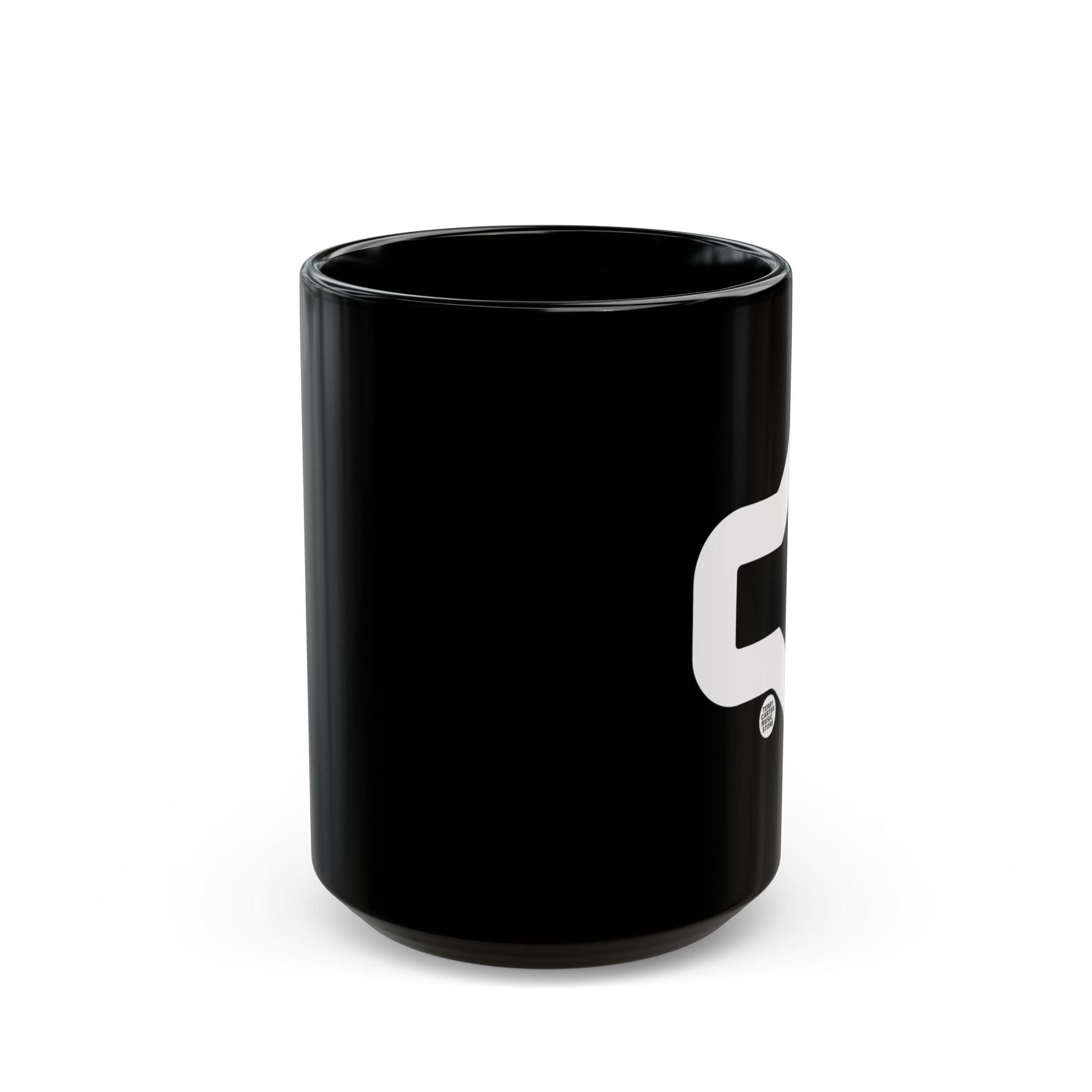 Speaker Icon Black Ceramic Mug - 11oz & 15oz