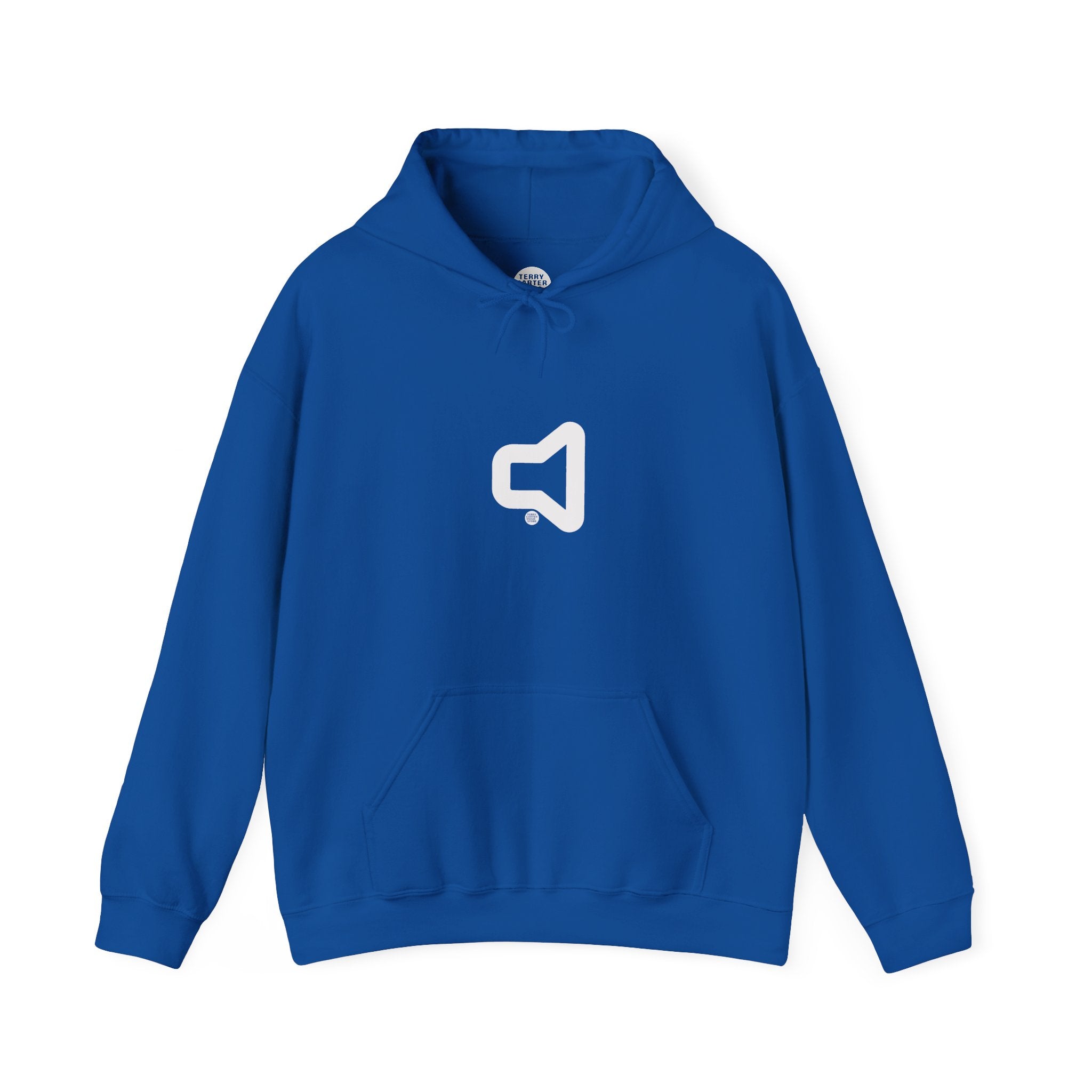Speaker Icon Hoodie - White Logo