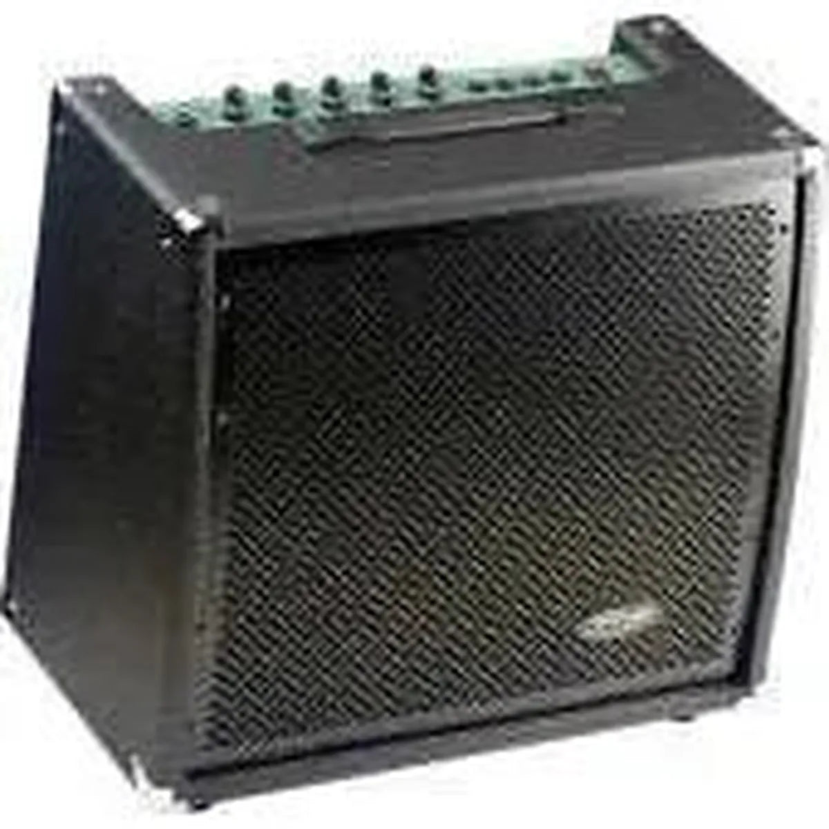 Stagg 60 BA USA 60 W bass combo amplifier with 12-inch speaker, angled front view