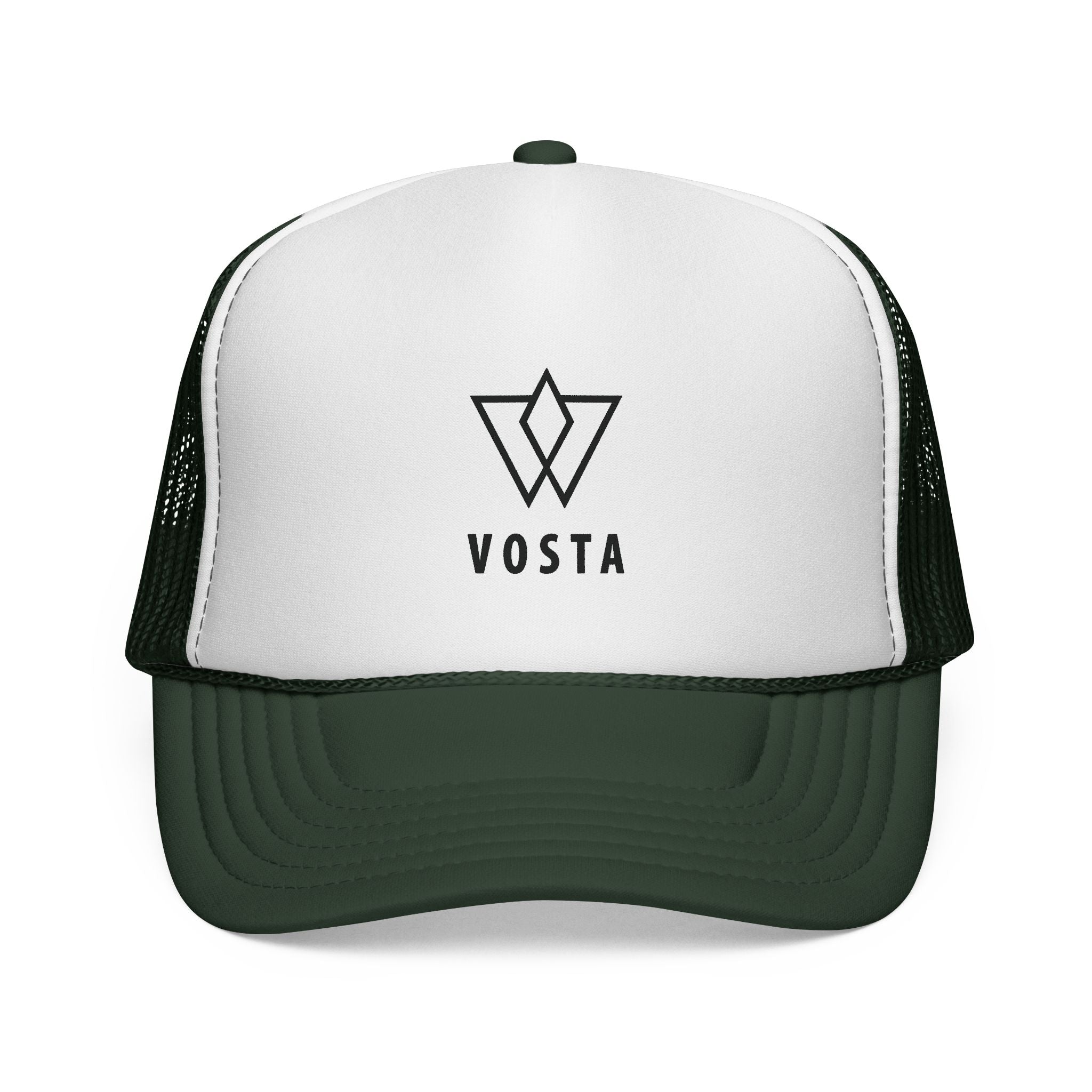 Vosta Trucker Cap — Black Logo
