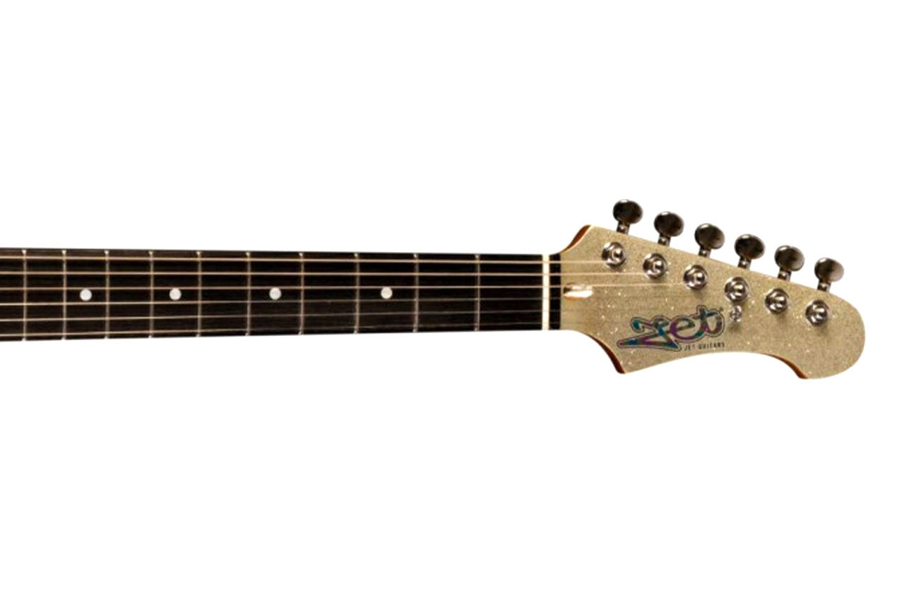 Jet JS-500 SLS Silver Sparkle Stratocaster Electric Guitar