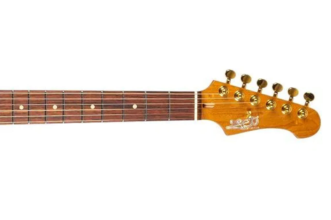 Jet JS-380 BK G Black Stratocaster Electric Guitar