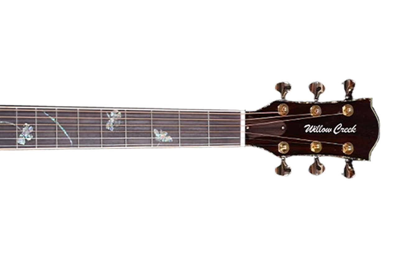 Willow Creek FX-PD9AY Black Ash Pro Guitar