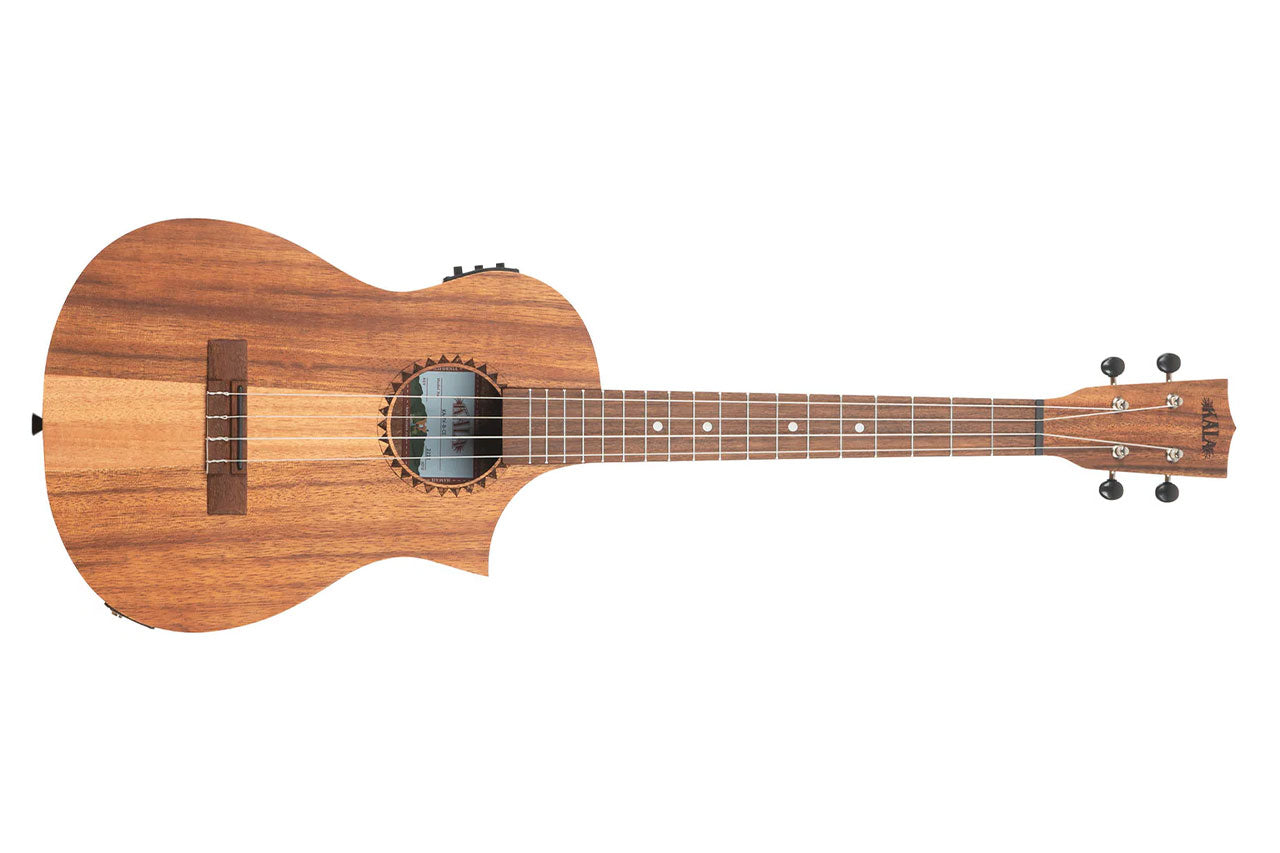 Kala TK-B-CE Teak Tri-Top Baritone Ukulele