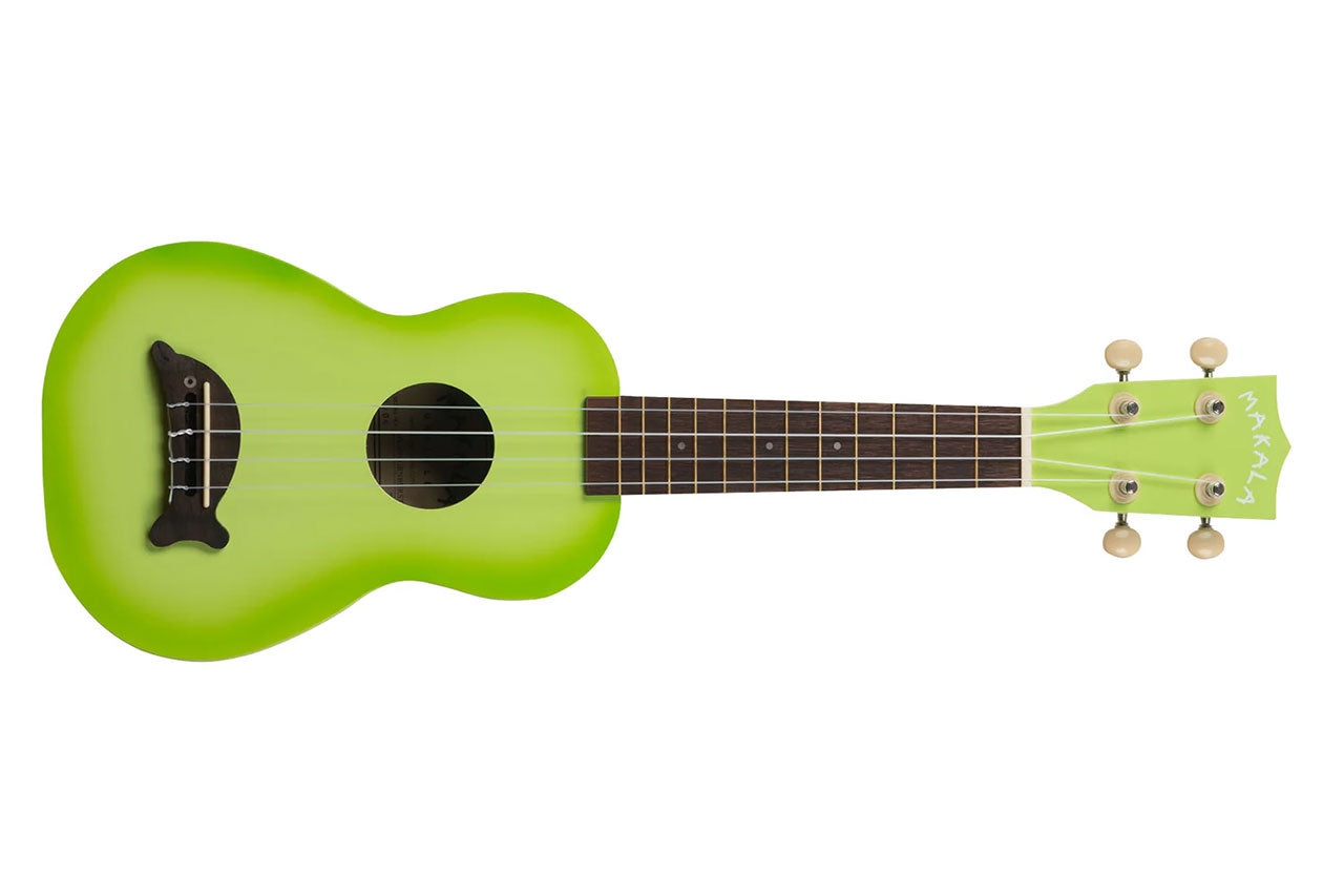 Makala Green Burst Dolphin Soprano Ukulele