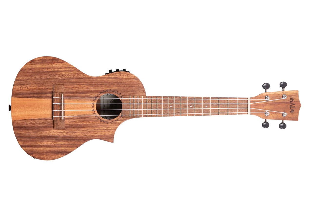 Kala TK-C-CE Teak Tri-Top Concert Ukulele