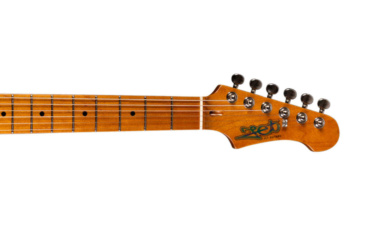 Jet JS-450 TBK Transparent Black Stratocaster Electric Guitar