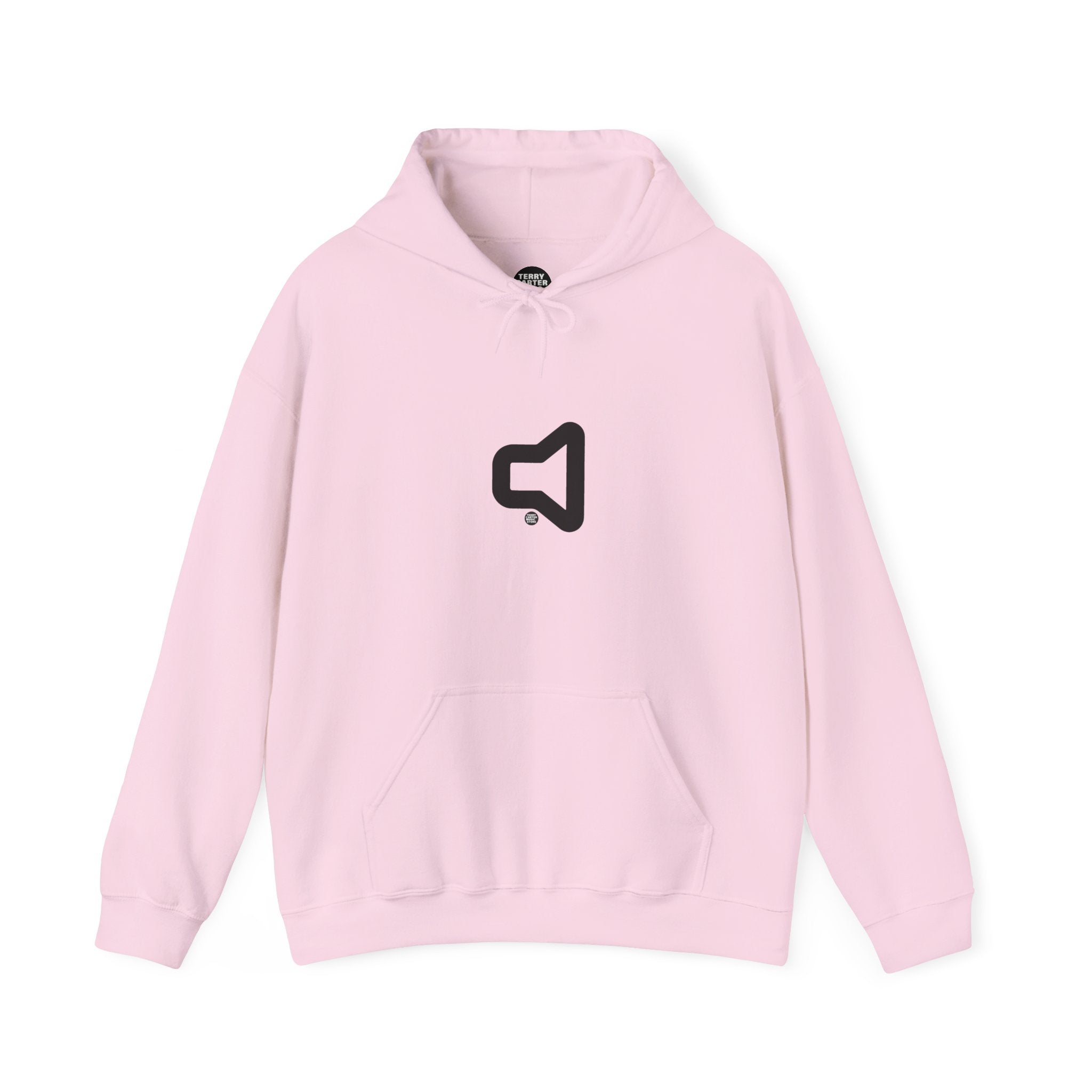 Speaker Icon Hoodie - Black Logo