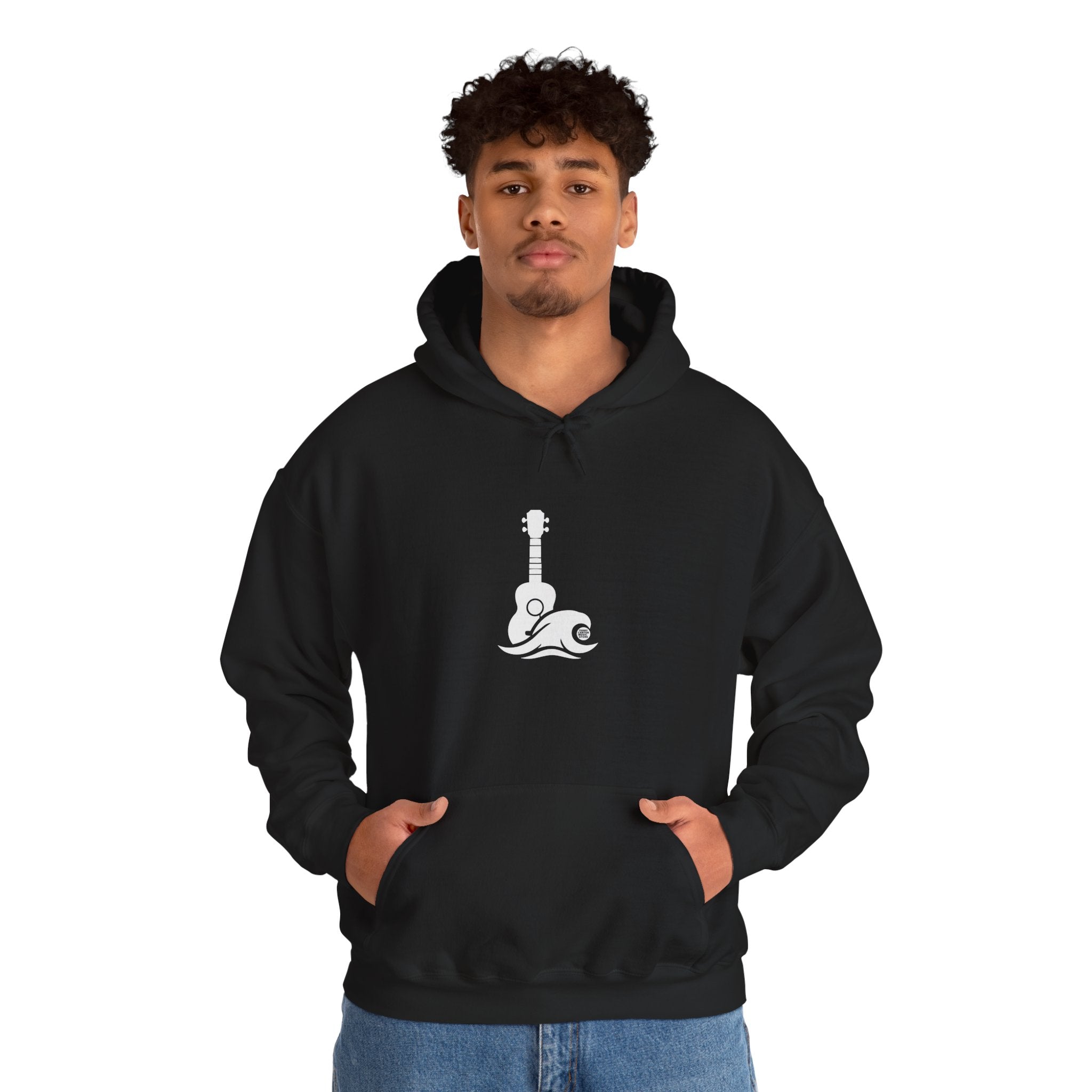 Ukulele Musician Hoodie - Black Logo
