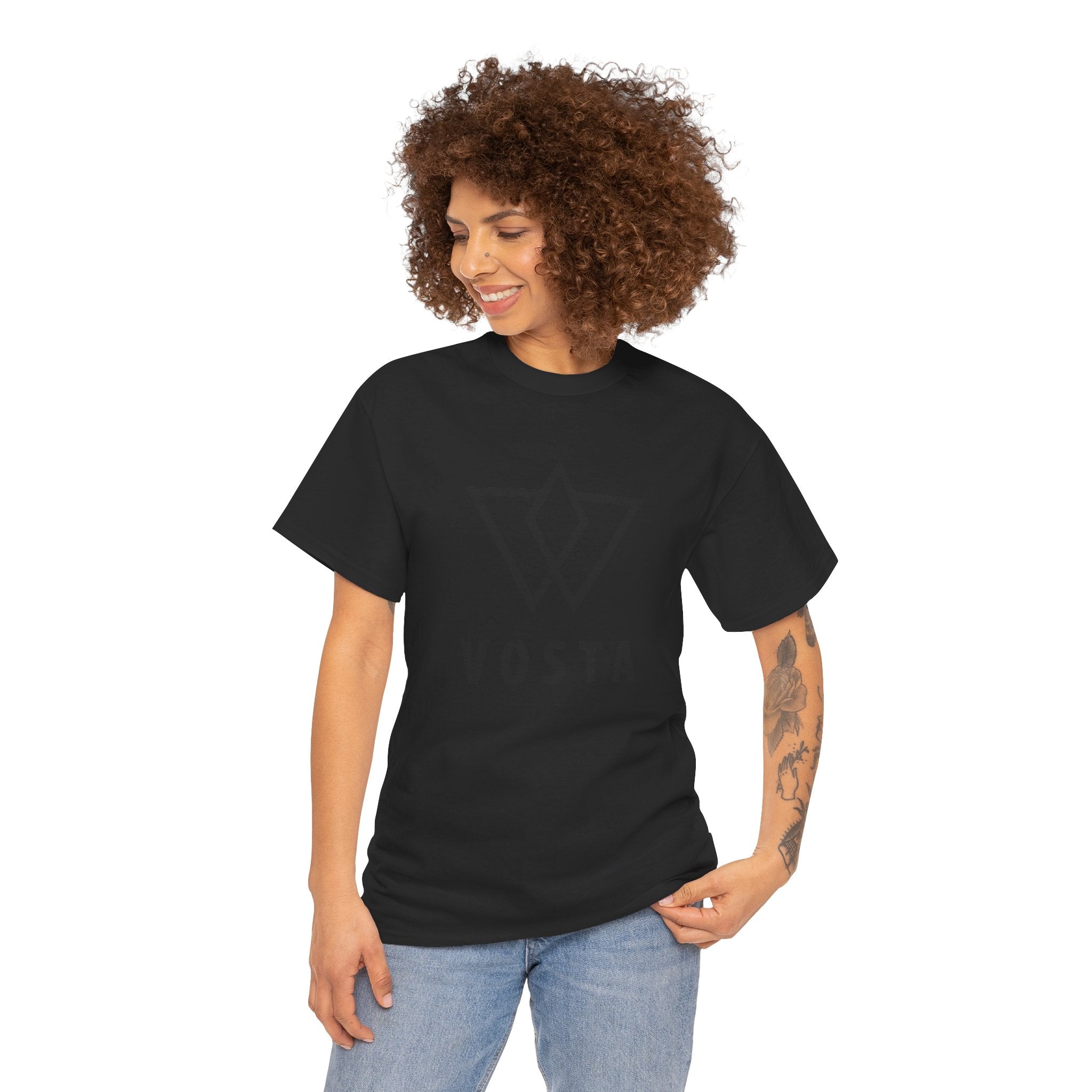 Vosta Minimal Logo T-Shirt - Black Logo