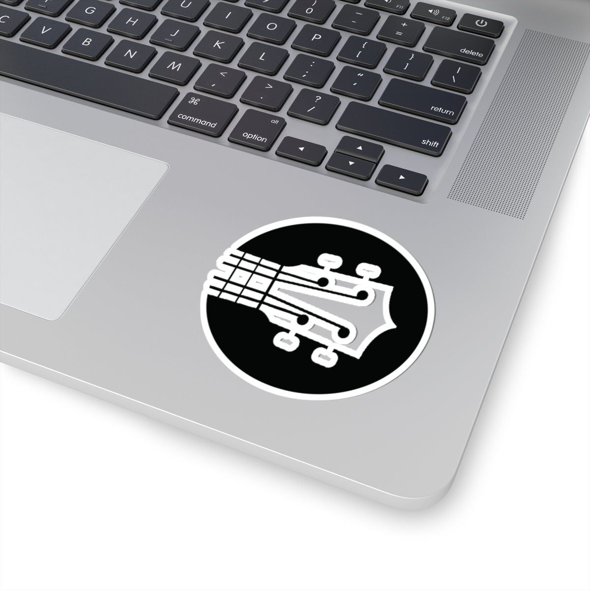 Uke Like The Pros Sticker - Black Logo