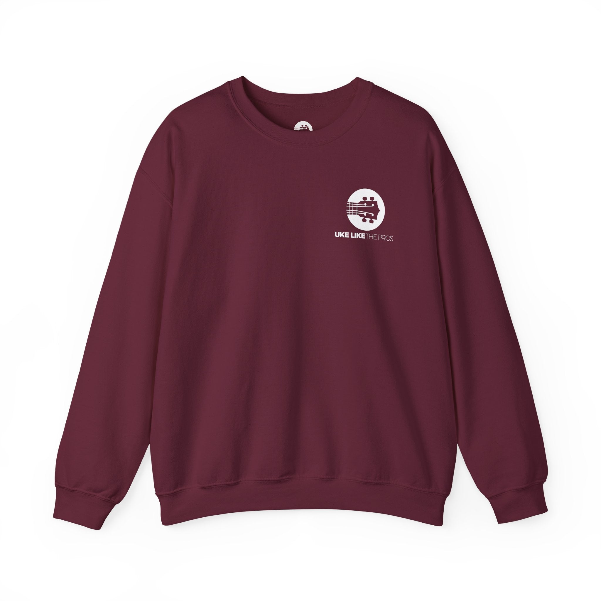 Uke Like The Pros Sweatshirt - White Logo