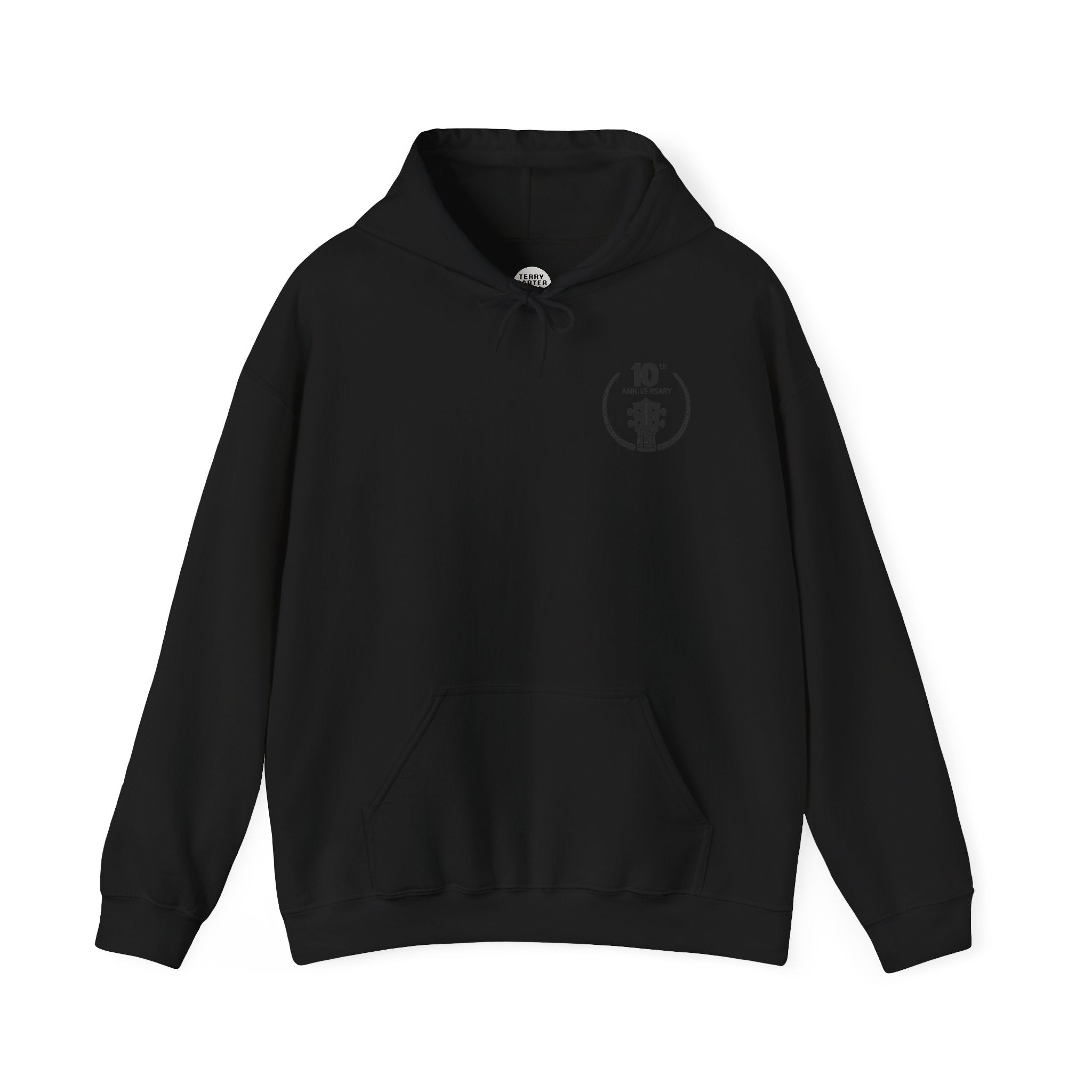 Uke Like The Pros 10th Anniversary Pullover Hoodie - Black Logo