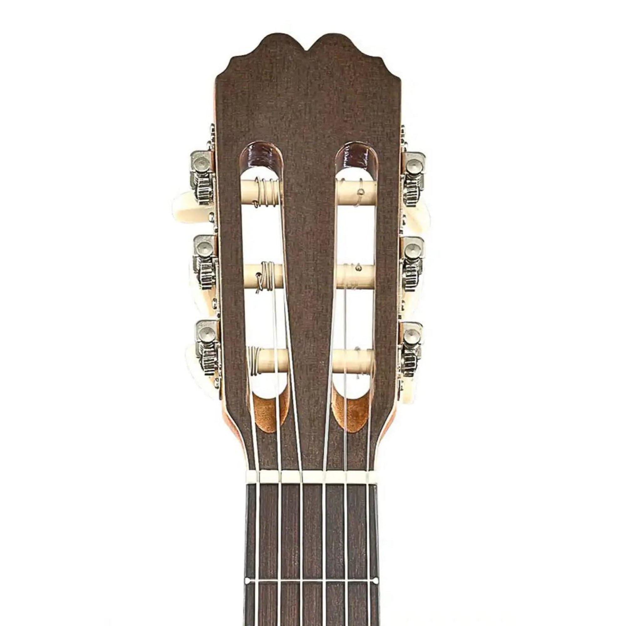 front of the slotted headstock