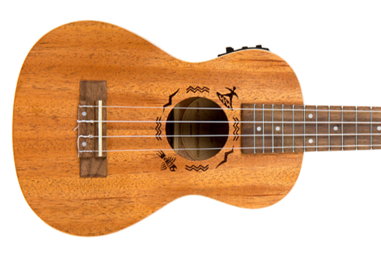 Flight DUC523 CEQ Mahogany Concert Ukulele