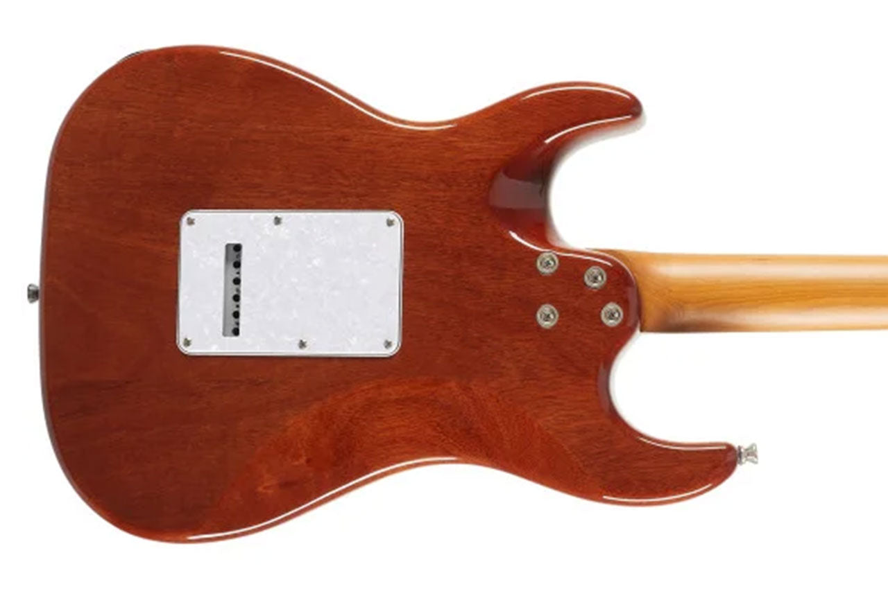 Jet JS-600 TGR Transparent Green Stratocaster Electric Guitar