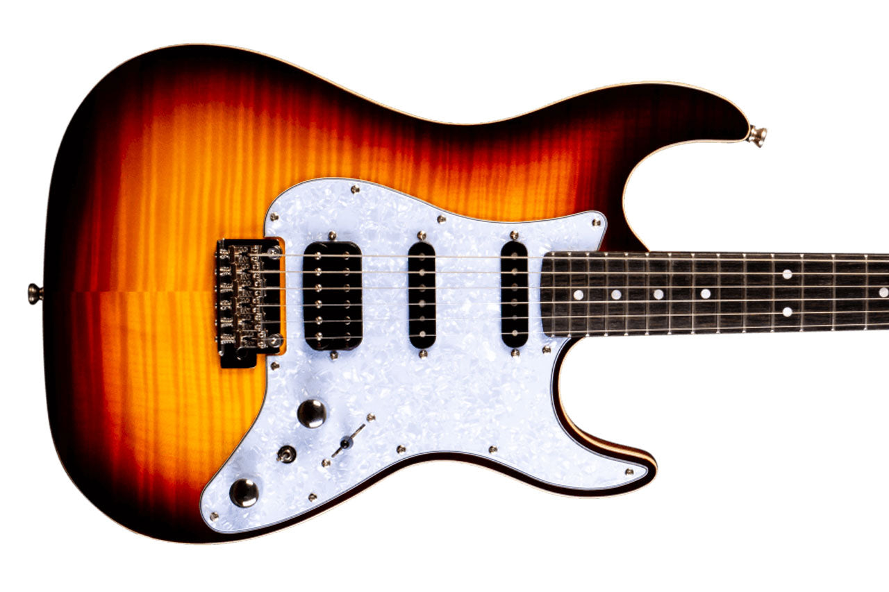Jet JS-600 BS Sunburst Stratocaster Electric Guitar