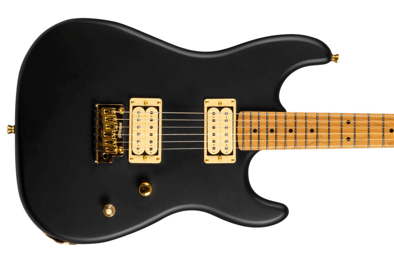 Jet JS-700 MBK Matte Black Stratocaster Electric Guitar