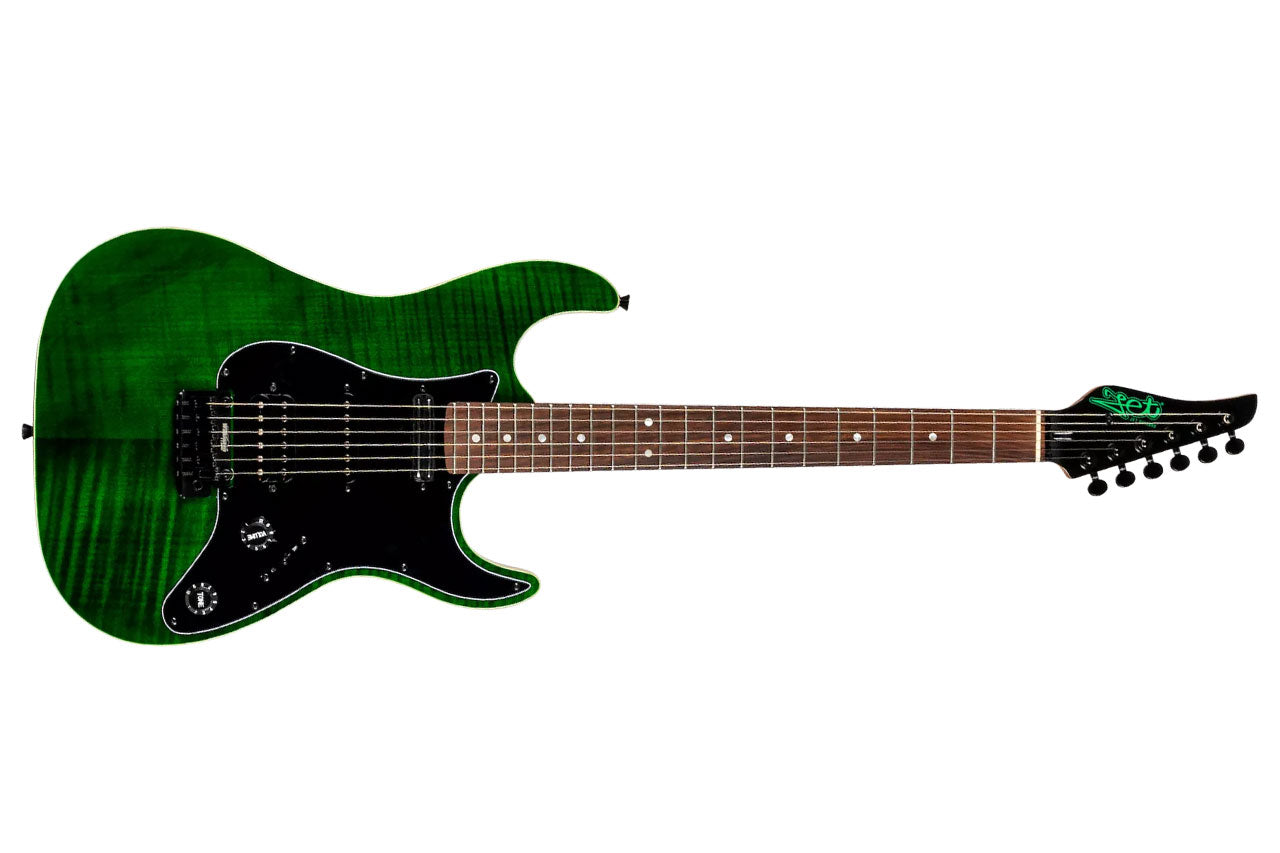 Jet JS-450 TGR R Transparent Green Electric Guitar