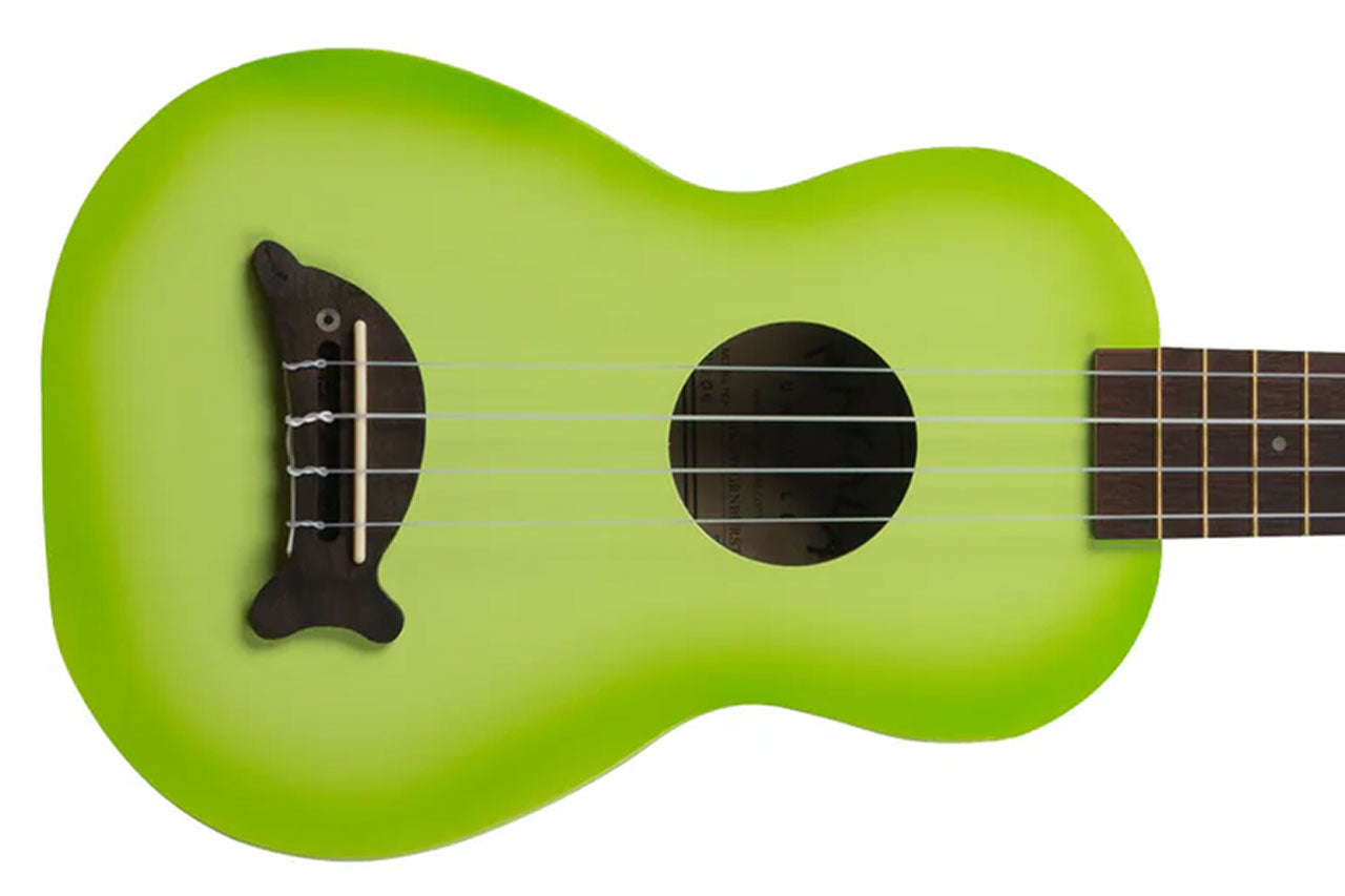 Makala Green Burst Dolphin Soprano Ukulele