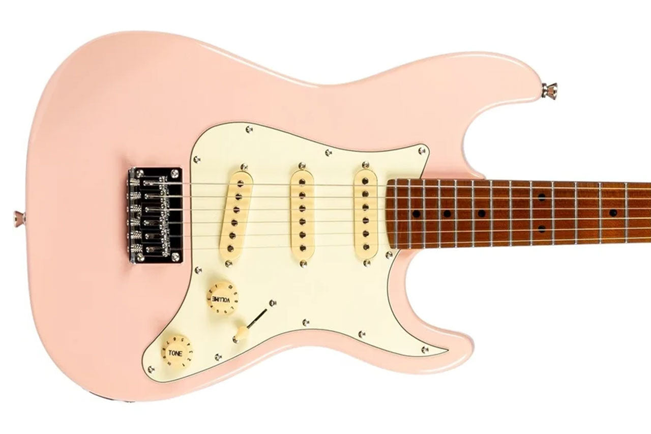 Jet JS-300-MINI Pink Stratocaster Electric Guitar