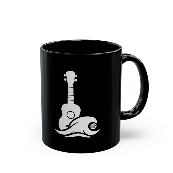 Ukulele Musician Black Coffee Cup - 11oz & 15oz