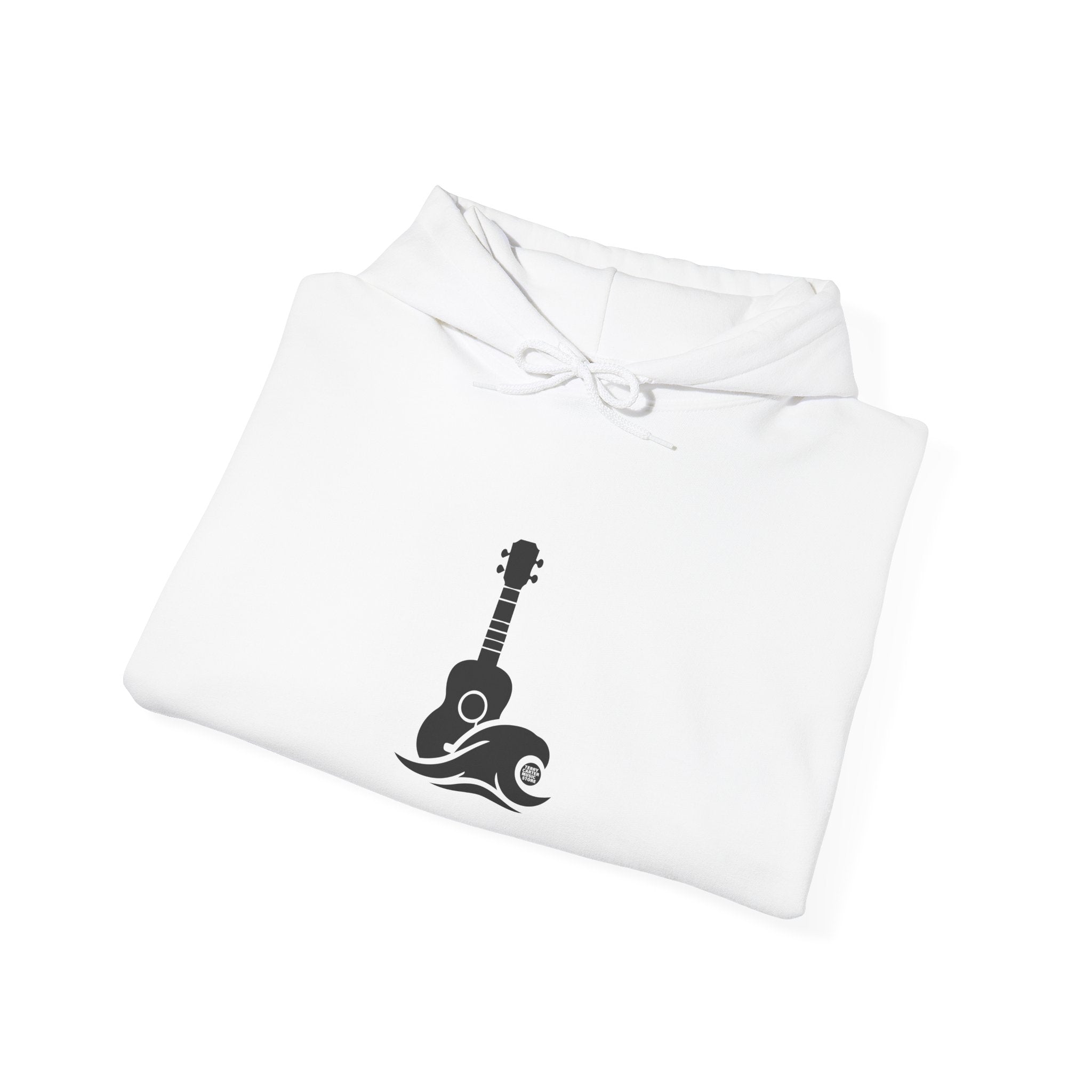 Ukulele Musician Hoodie - White Logo
