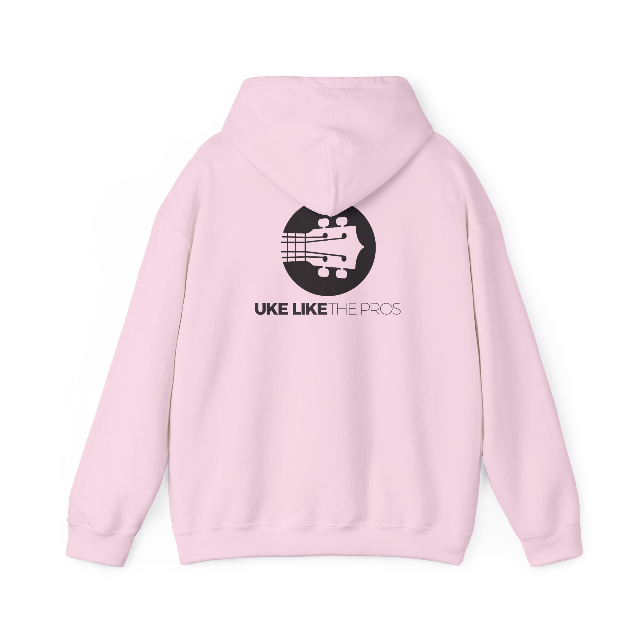 Uke Like The Pros Hoodie - Black Logo Pullover
