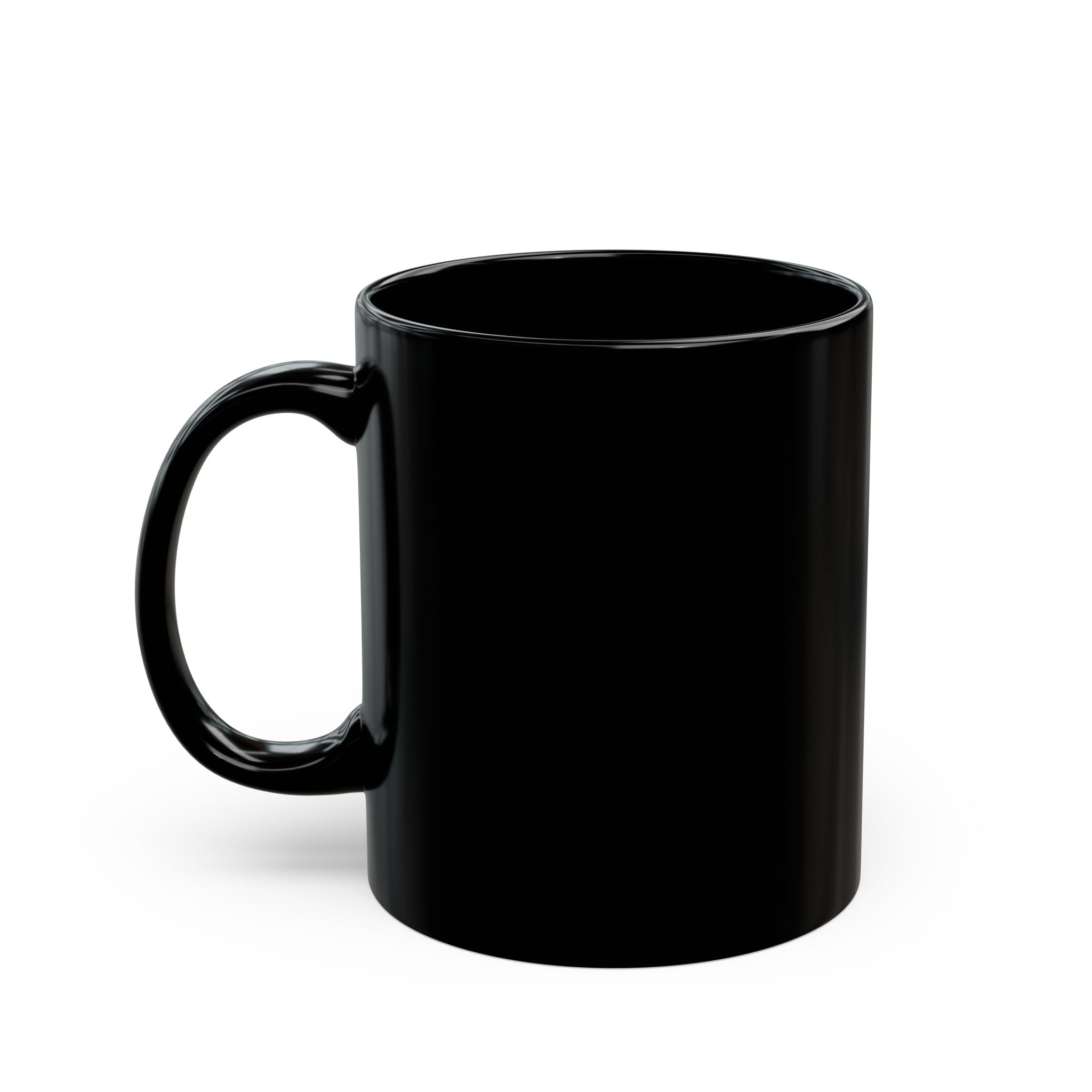 Speaker Icon Black Ceramic Mug - 11oz & 15oz